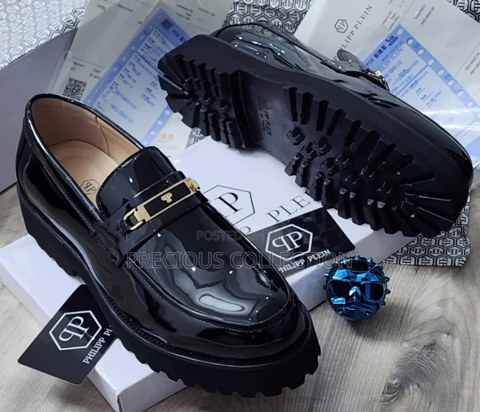 Classic Philipp Plien Glossy Leather Shoe