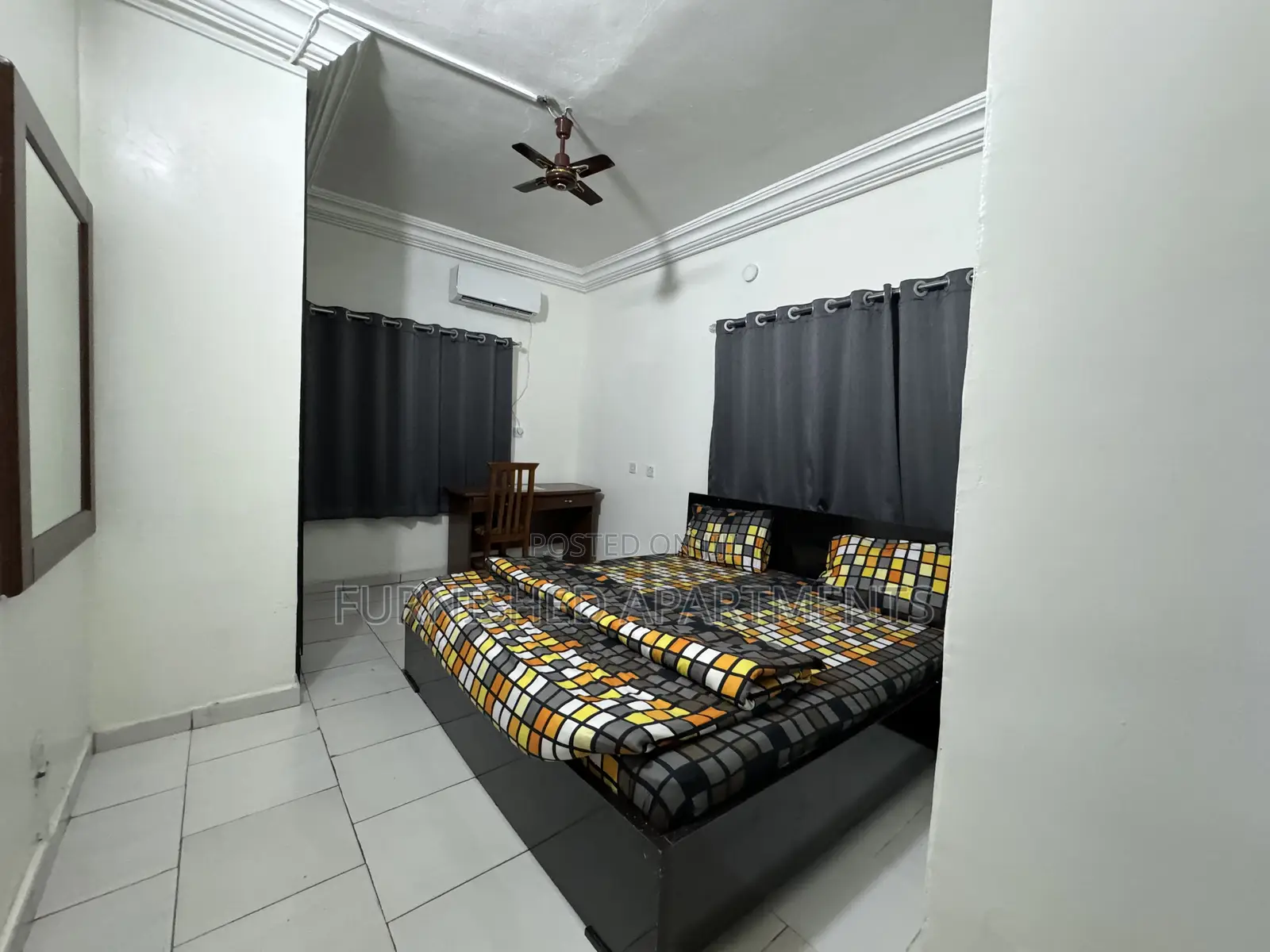 Furnished 1 Bedroom Flat 2guests +Wifi 24hrs Lit Utako Abuja