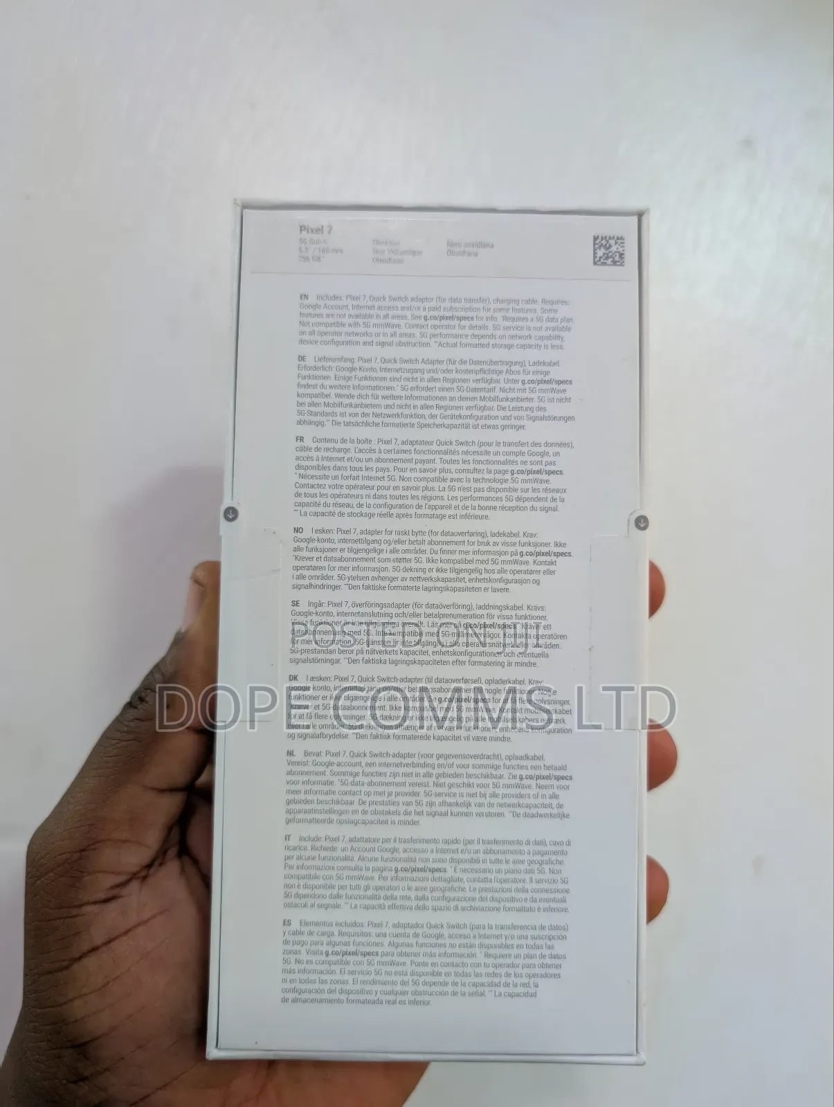 New Google Pixel 7 256 GB Black