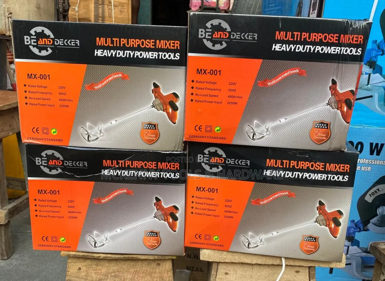 Be and Decker Multi Purpose Mixer Heavy Duty Power Tools