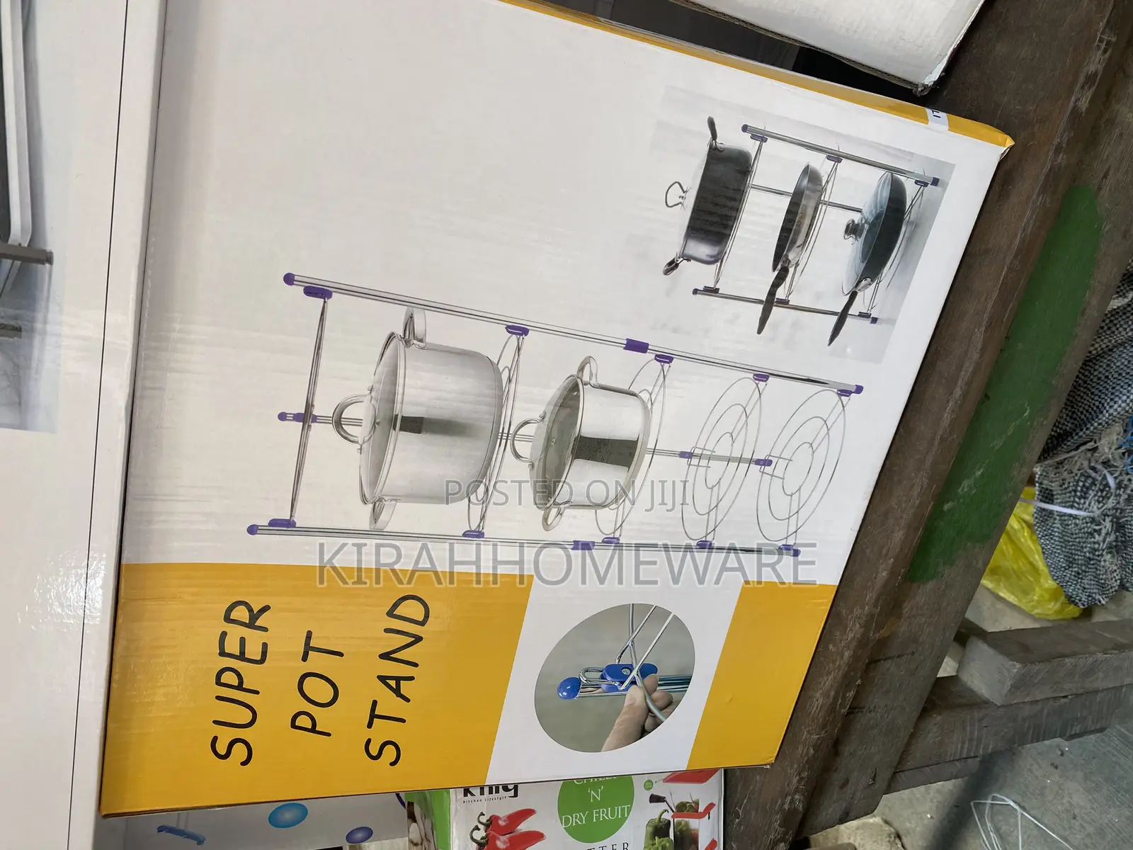 5 in 1 Pot Stand ( Stainless Steel)