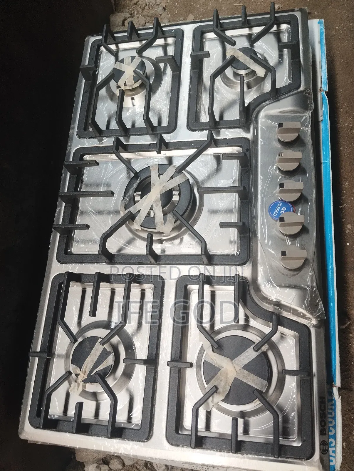 Brand New Bosch 5 Gas Burners Inbuilt Automatic Gas Cooker