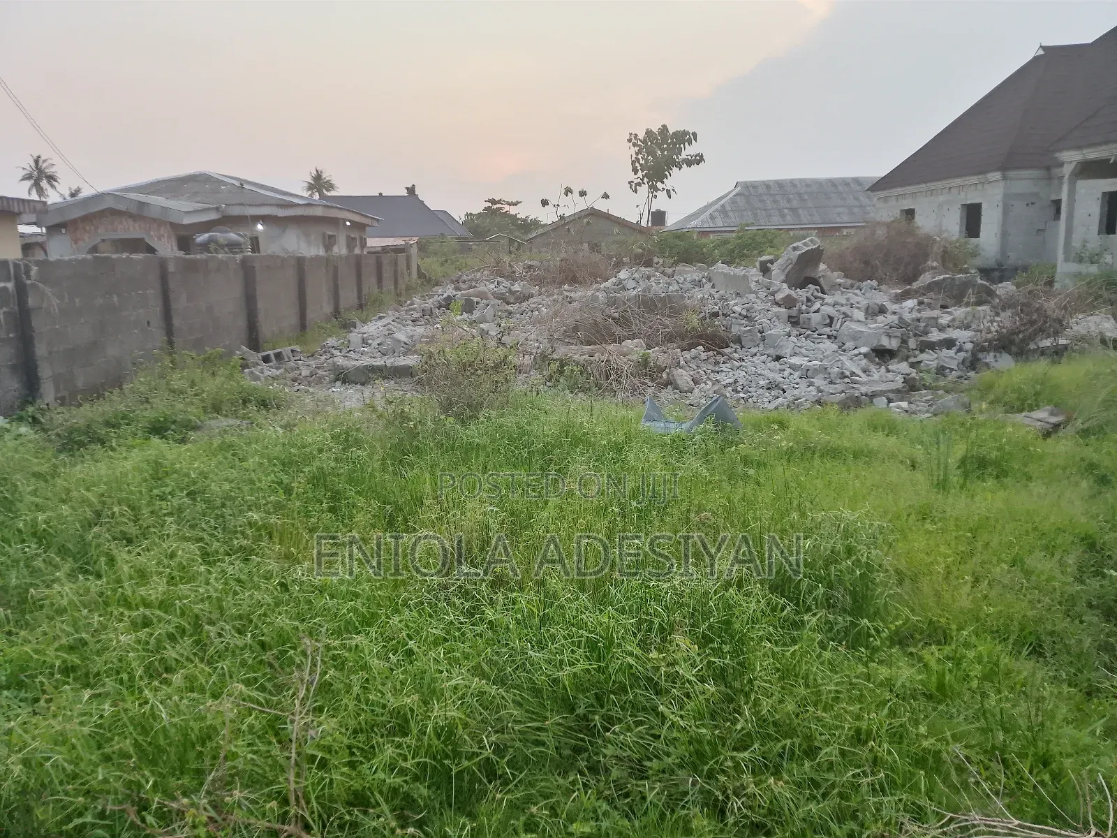 Full Plot of Land at Ikorodu Igbogbo Bayeku Per SQM 160/60