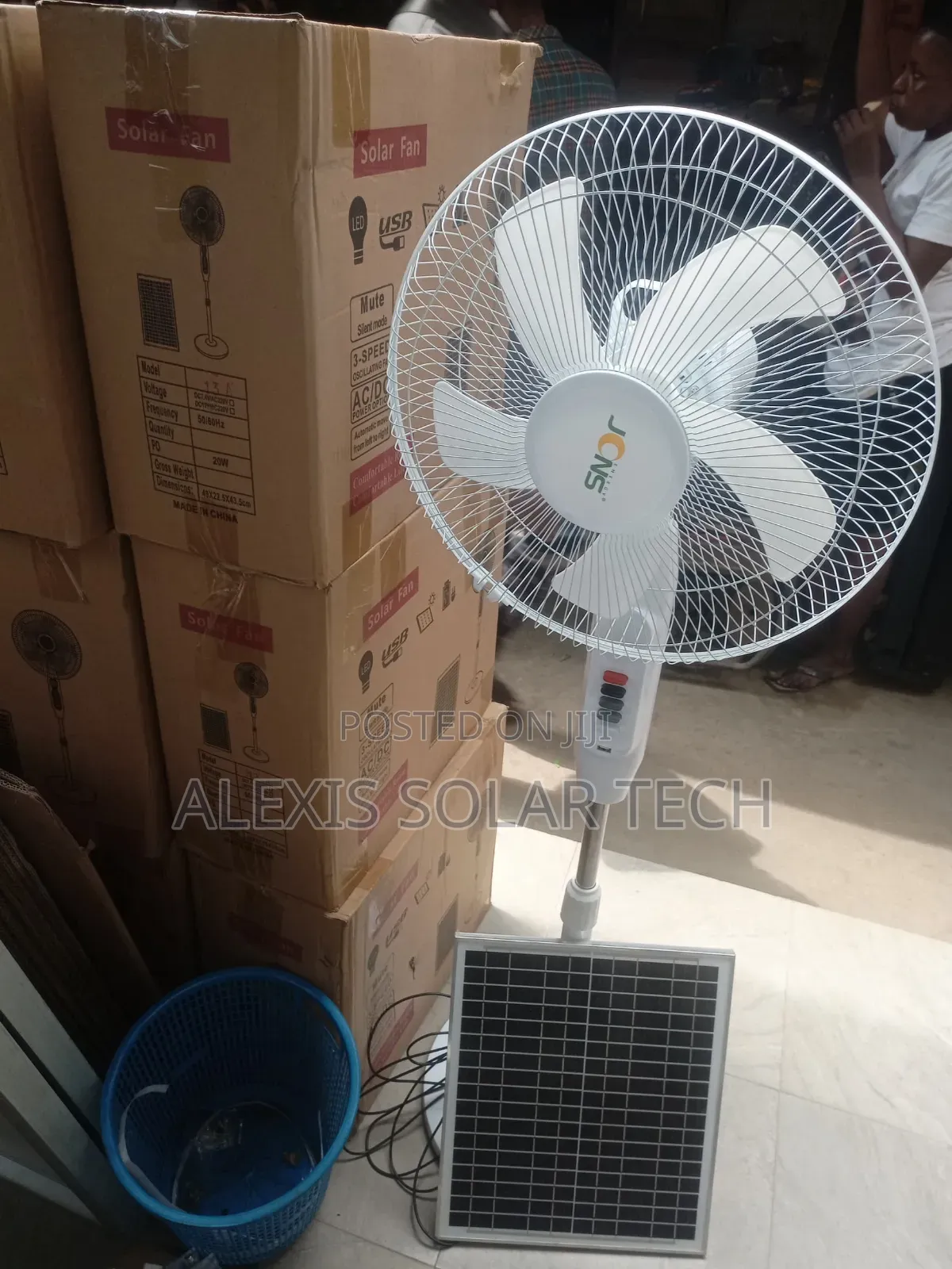 Solar Rechargeable Fan