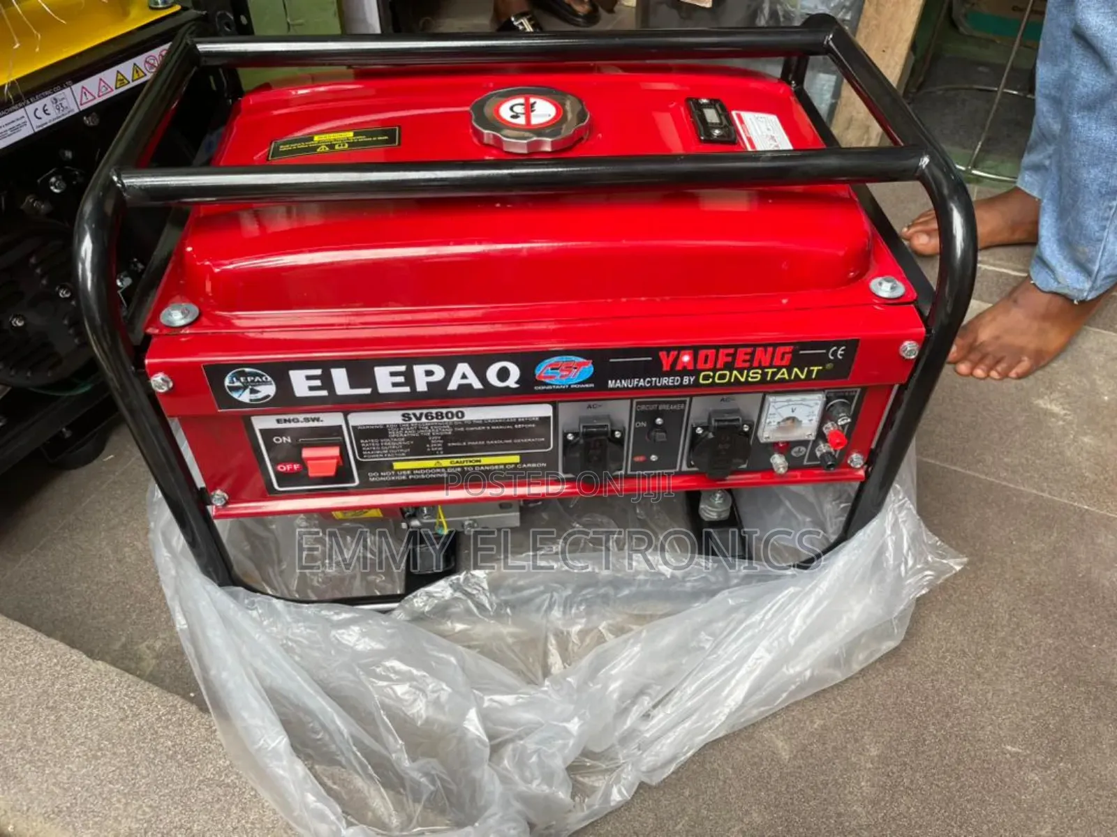 Elepaq Petrol Generator Model Ec5800cx 3.5kva 100% Copper
