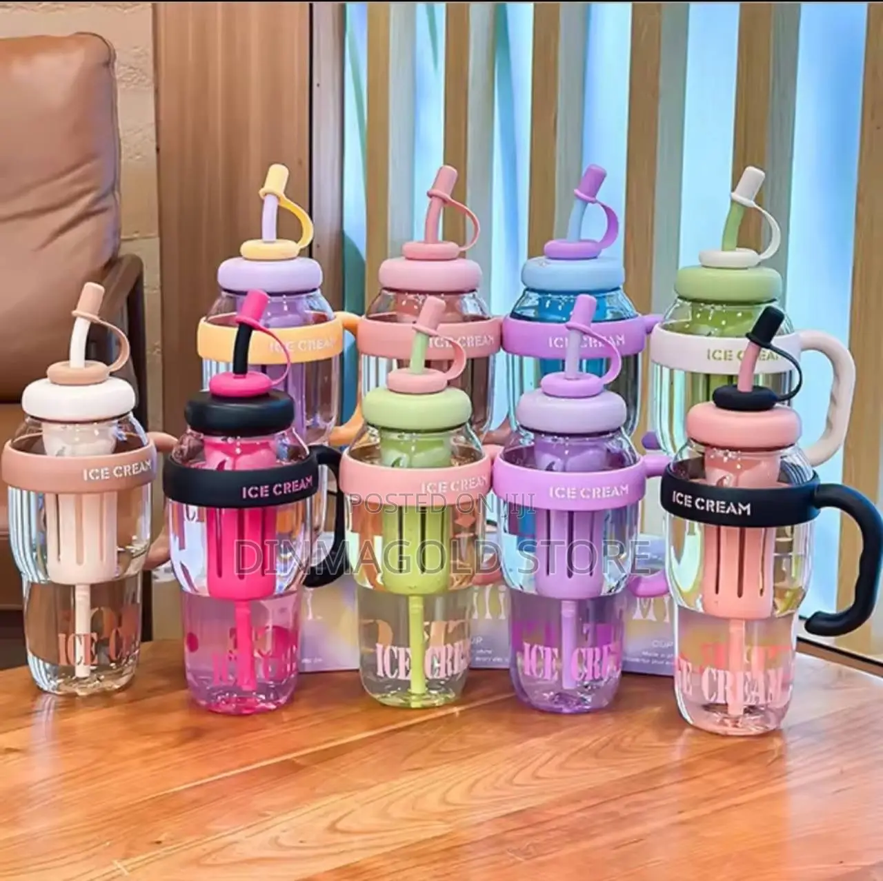 1300ml Large Capacity Plastic Water