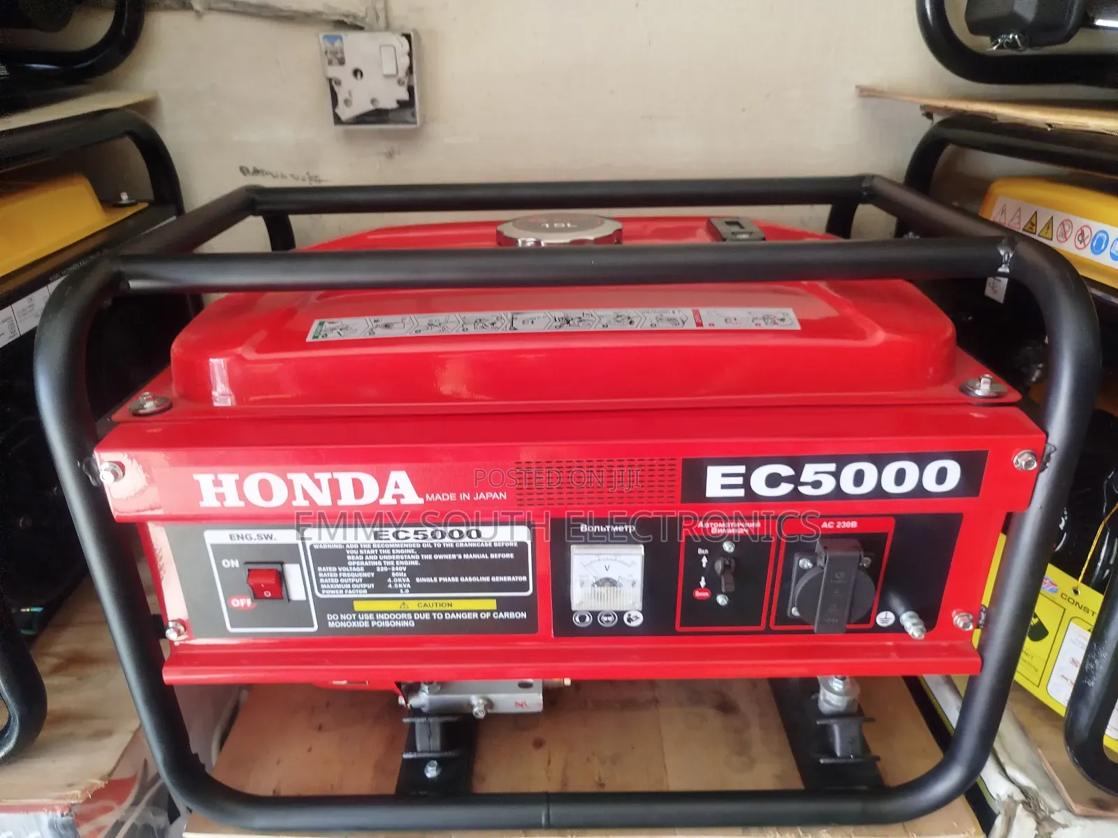 Honda Big Coil Copper Generator 4.5 Kva