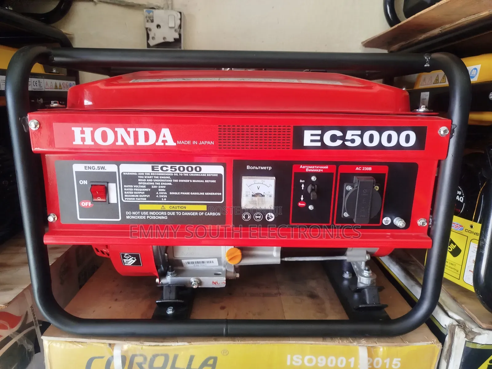 Honda Big Coil Copper Generator 4.5 Kva