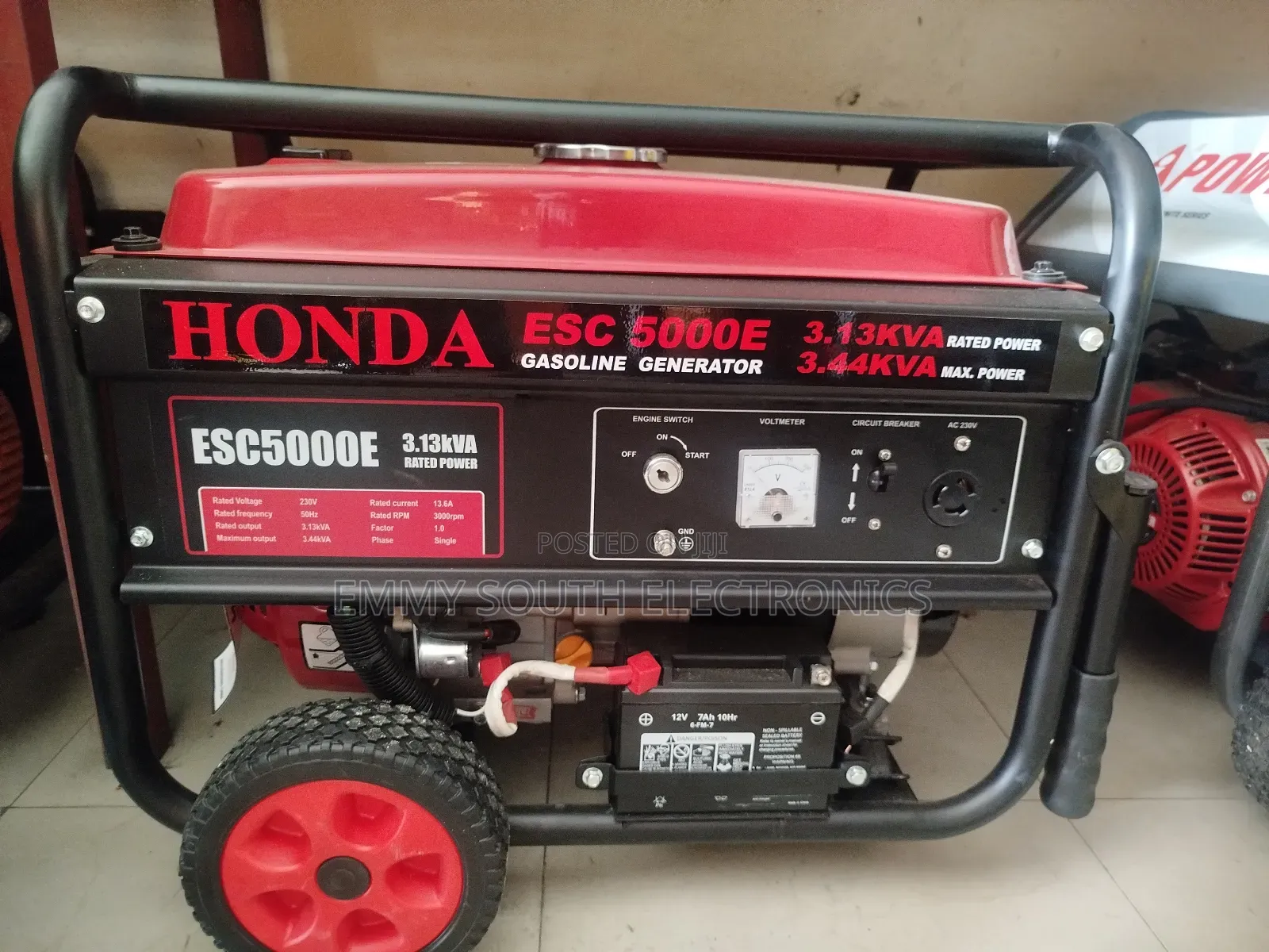 Honda  Copper Coil Generator 3.44kva