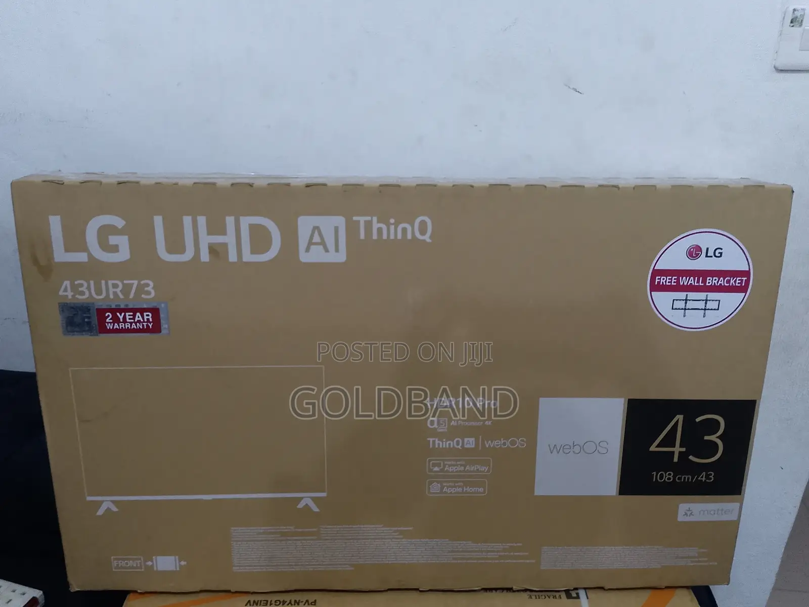 LG 43" Uhd 3hdmi Smart TV (43ur73)