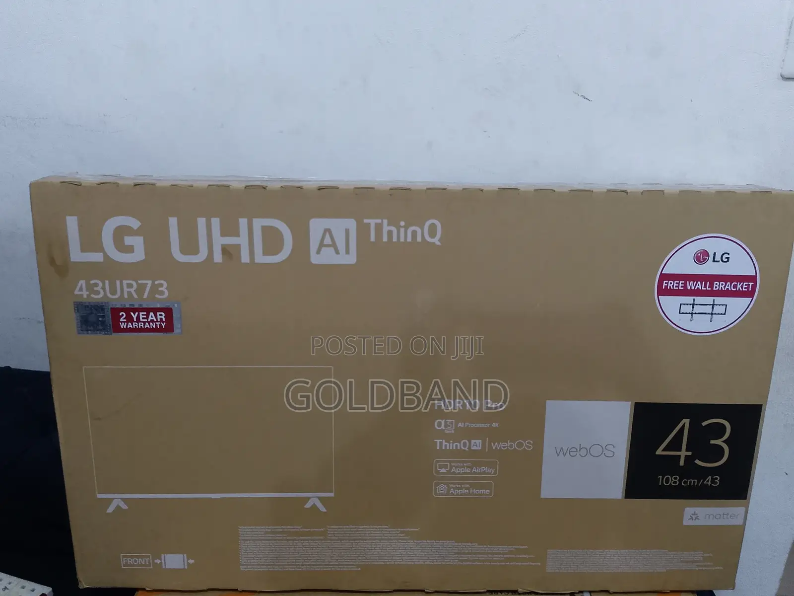 LG 43" Uhd 3hdmi Smart TV (43ur73)