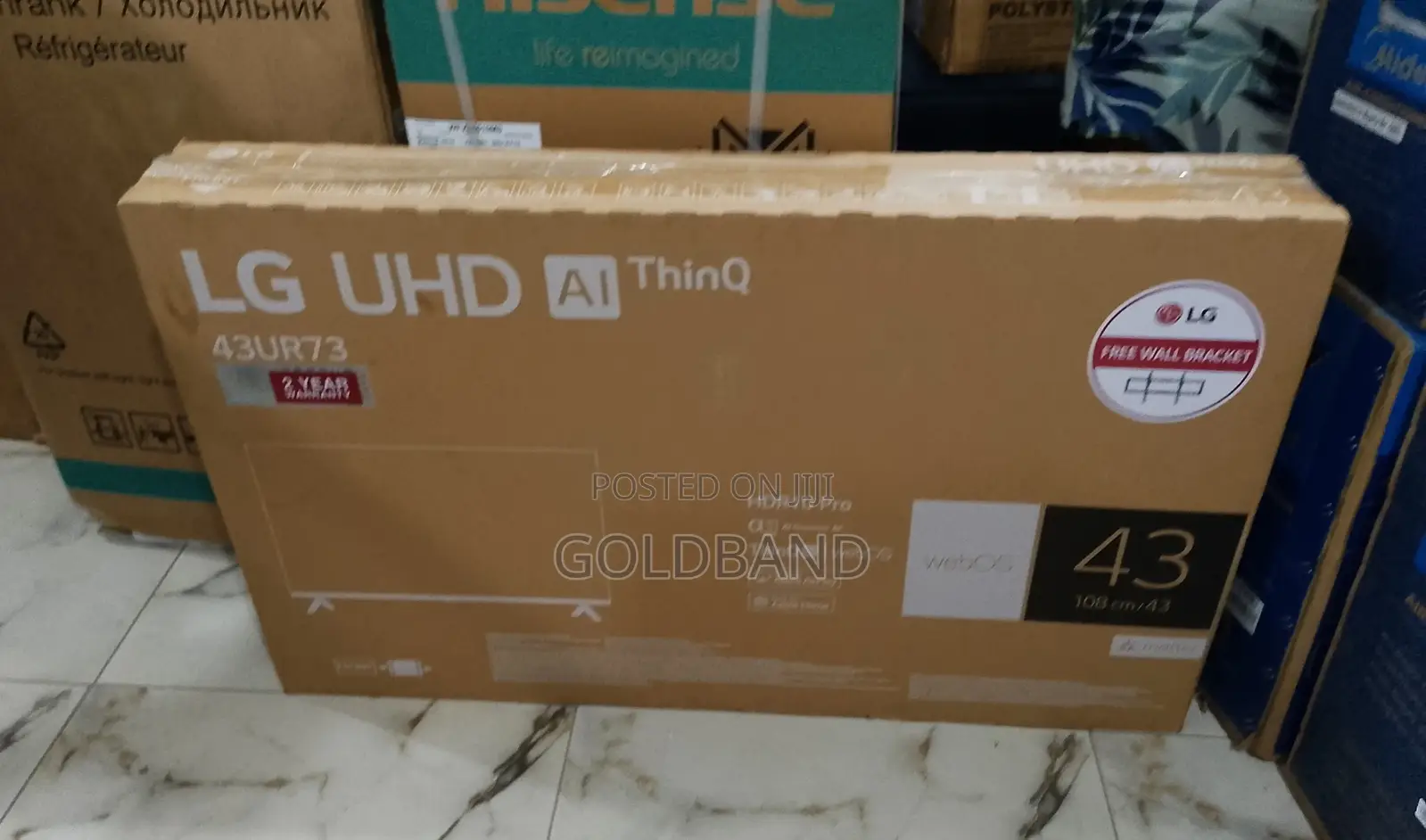 LG 43" Uhd Vivid Color Smart TV (43ur73)