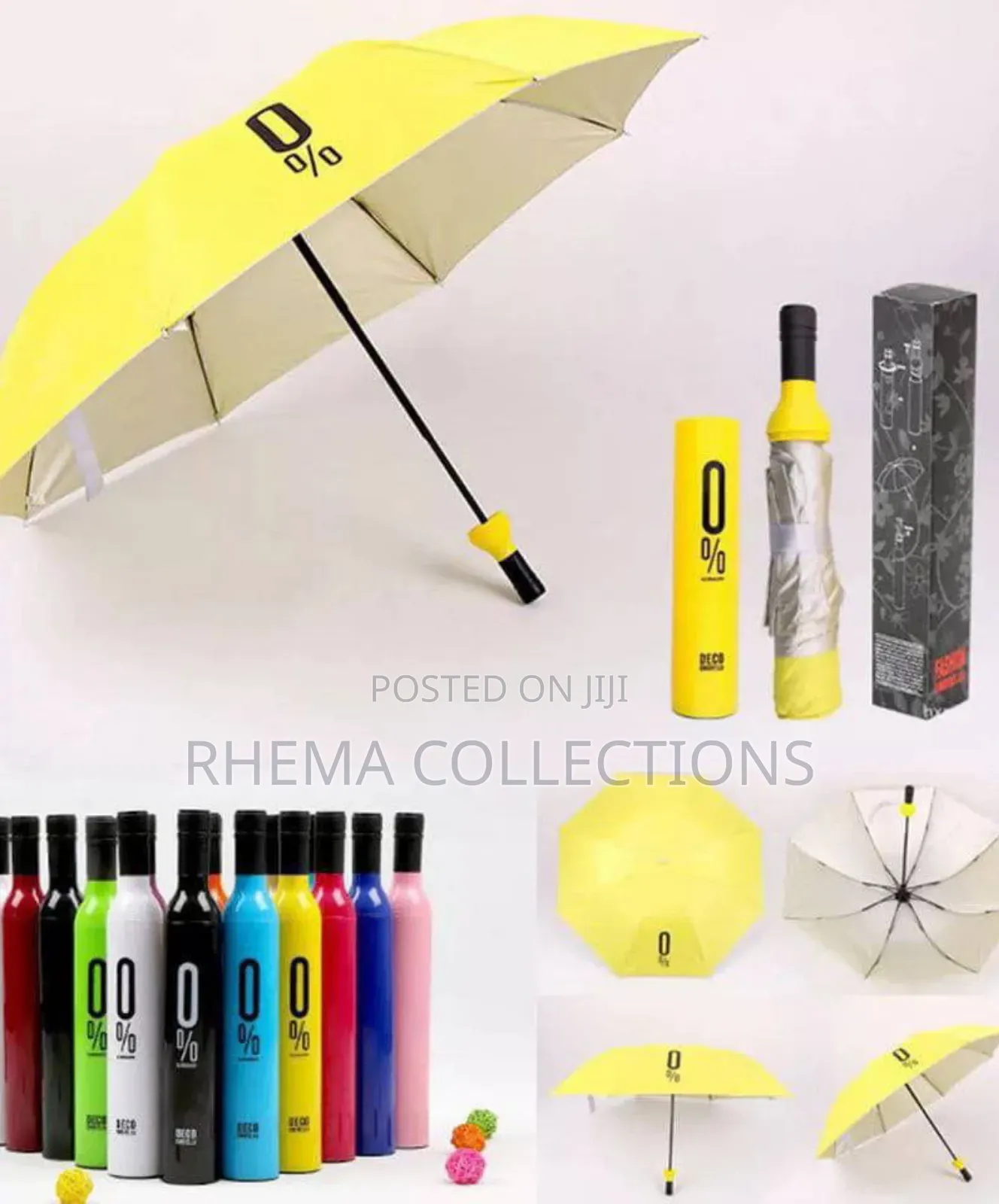 Bottle Shape Umbrella With Carton