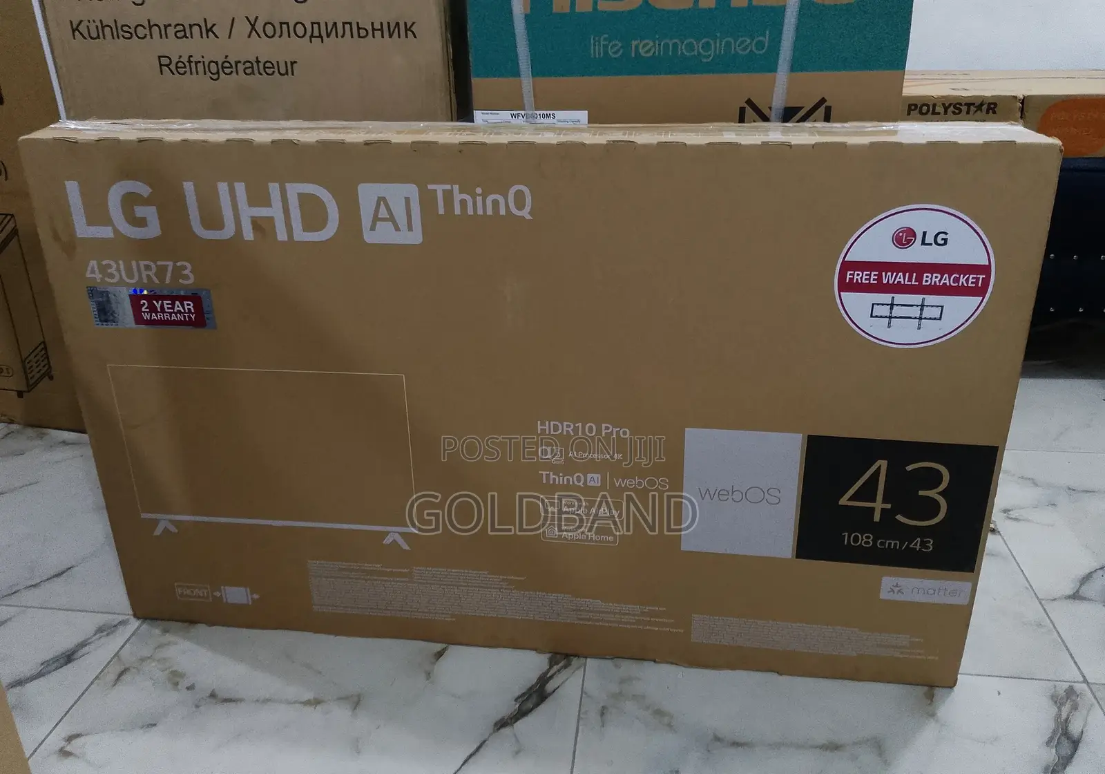 LG 43" Uhd Picture Prfect Smart TV (43ur73)