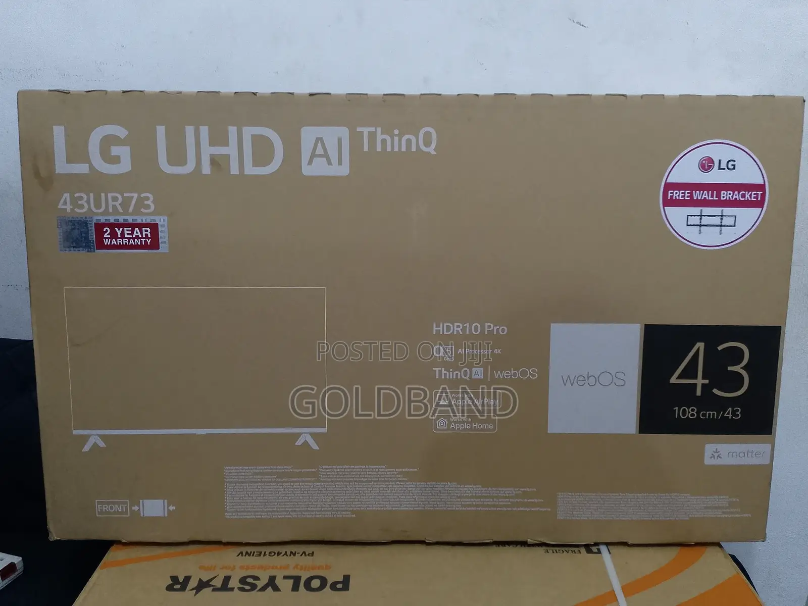 LG 43" Uhd Crystal Clear Smart TV (43ur73)