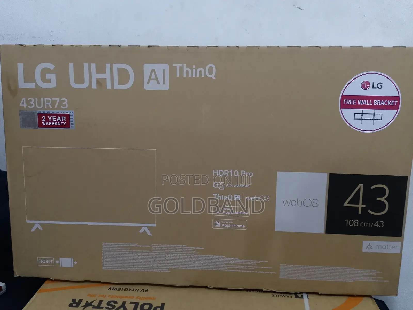 LG 43" Uhd Fast Response Smart TV (43ur73)