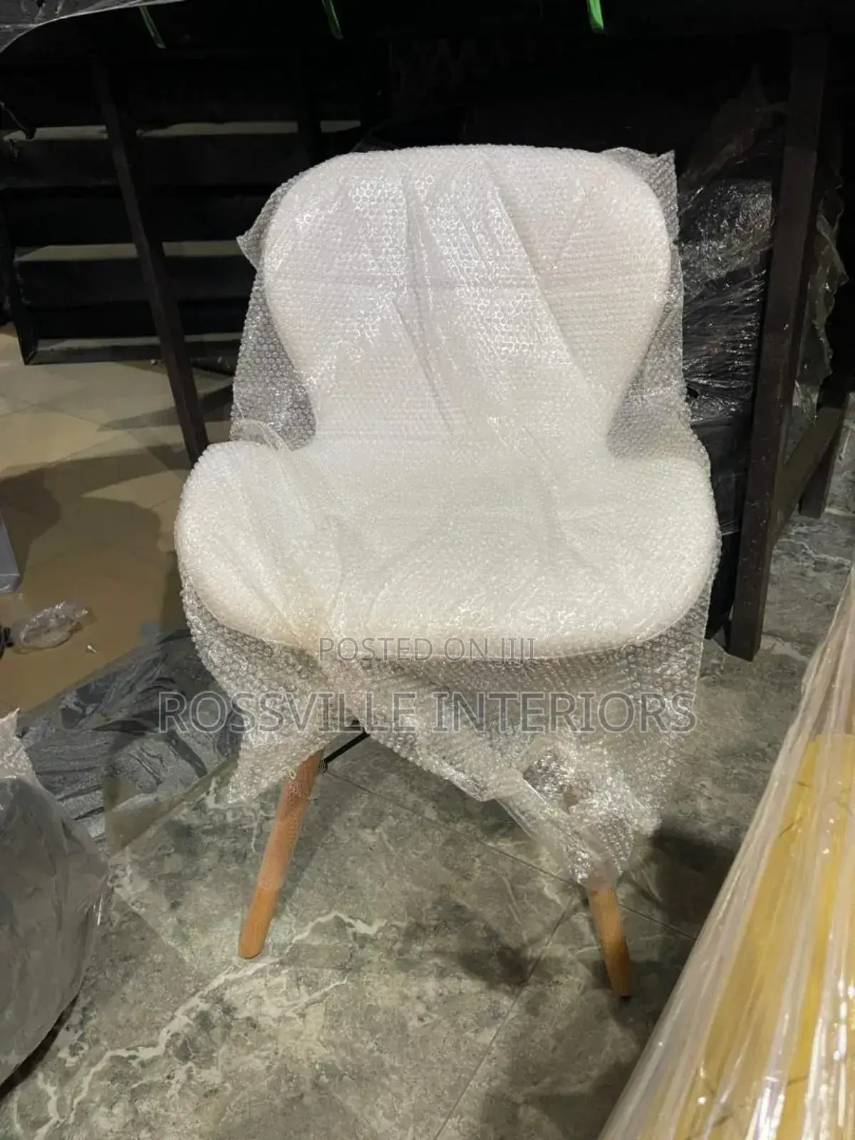 Exotic Ems Chair With Wooden Legs