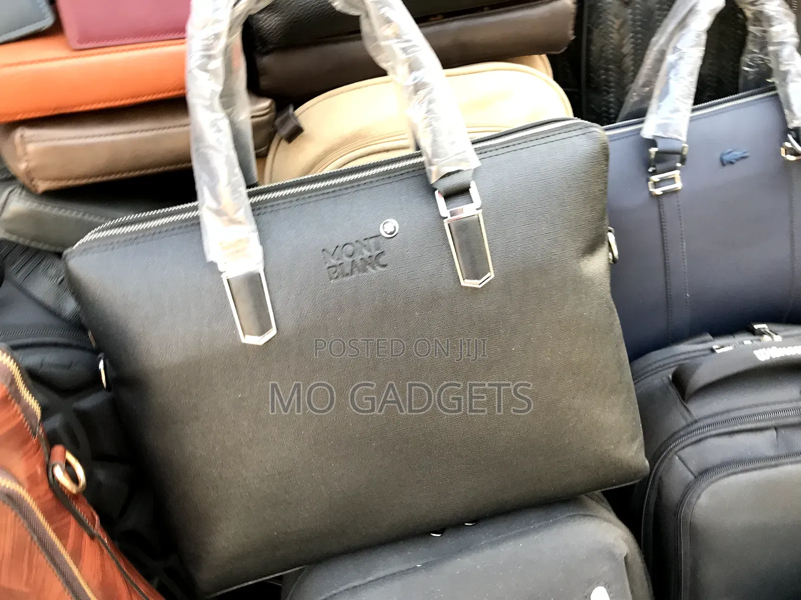Leather Bag for Office and Laptop Use