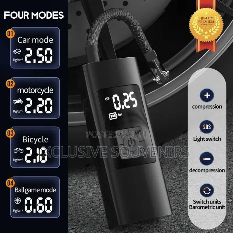 Portable Electric Intelligent Wired Air Pump 150PSI