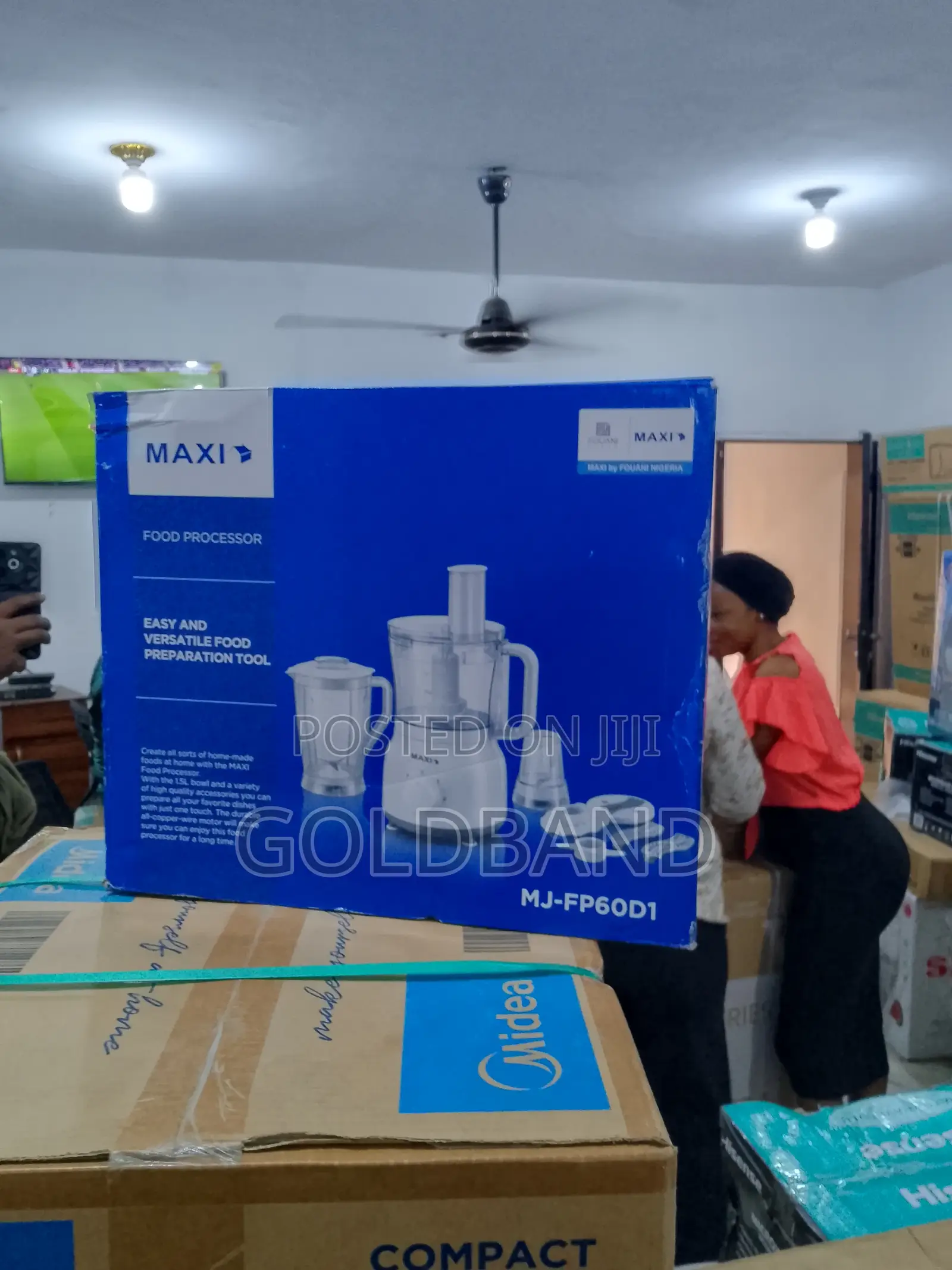 Maxi 1.5L 800W Durable Power Mix Food Processor (Mj-Fp60d1)