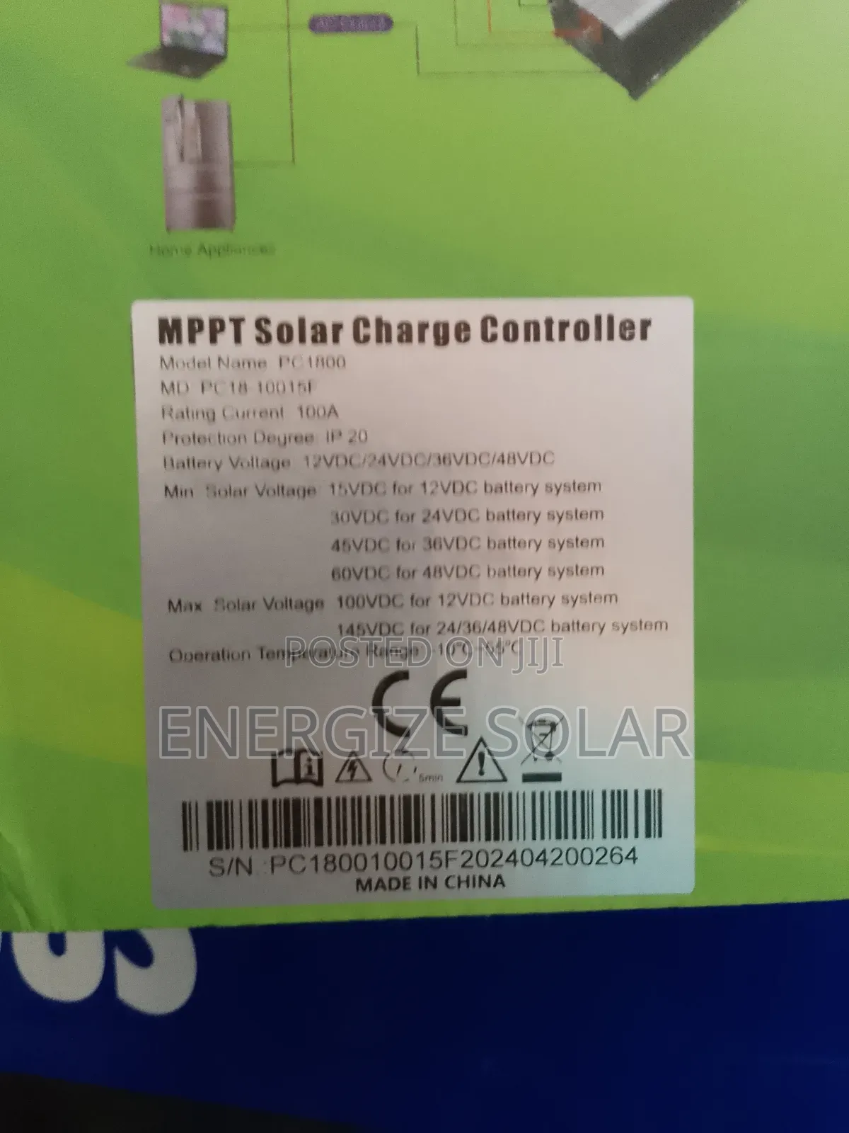 2 YEARS WARRANTY 100A Must MPPT Charge Controller