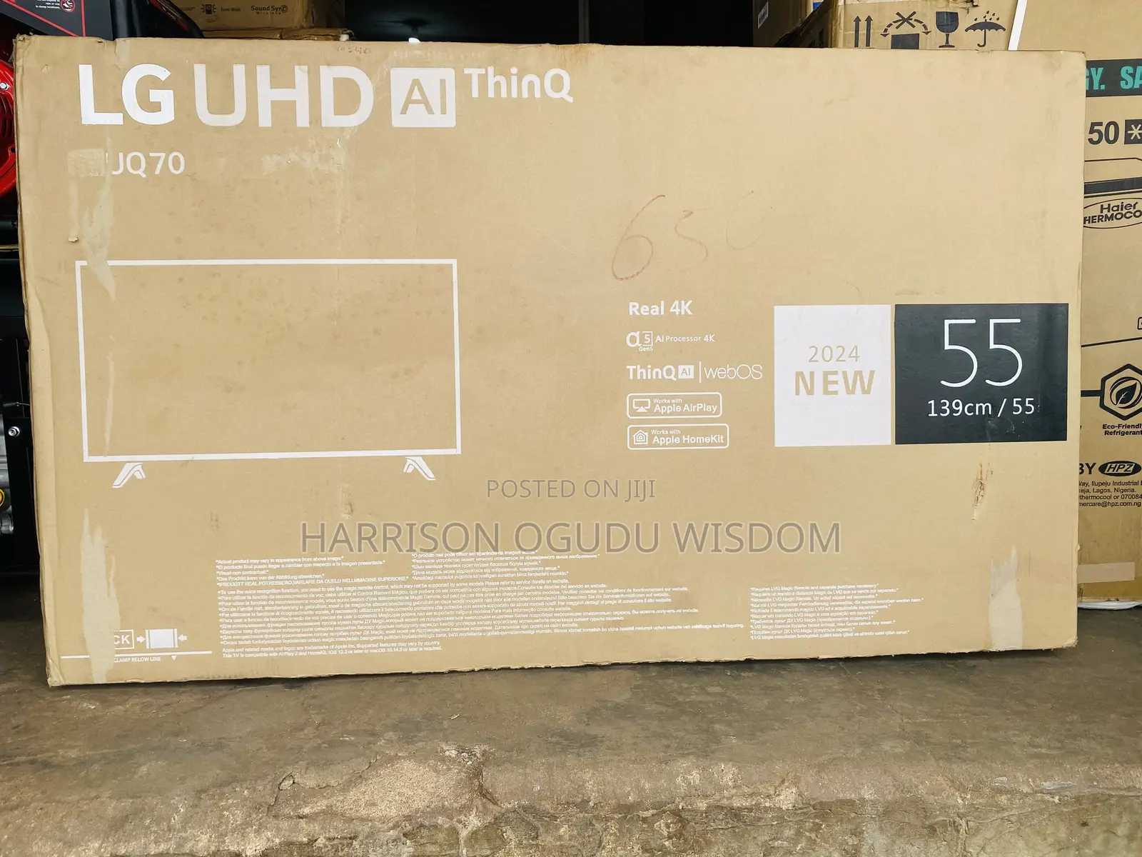 Lg 55”Inches Smart Tv Available for Sale