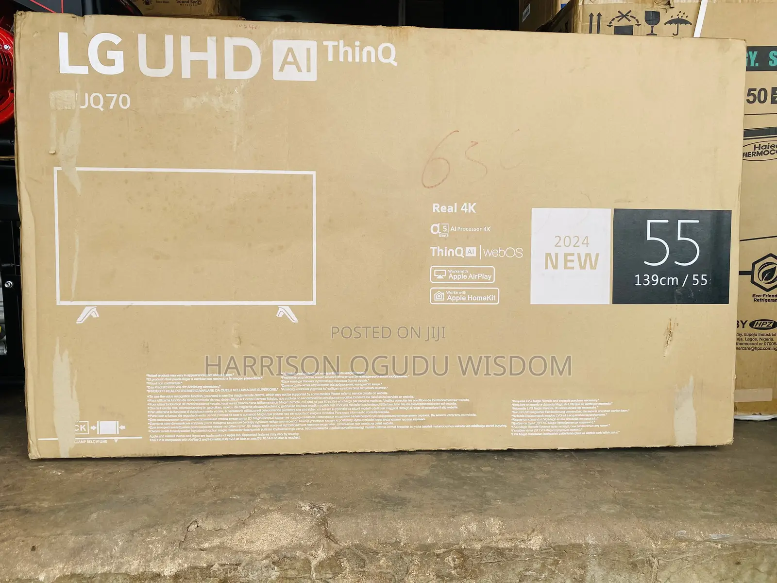 Lg 55”Inches Smart Tv Available for Sale