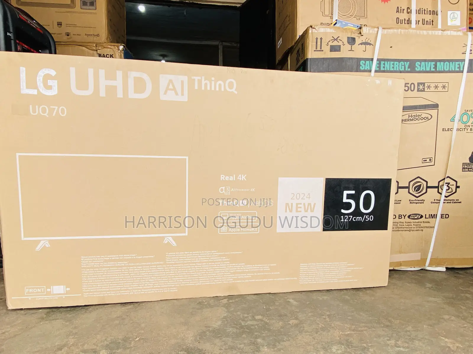 Lg 50” Smart Tv Available for Sale