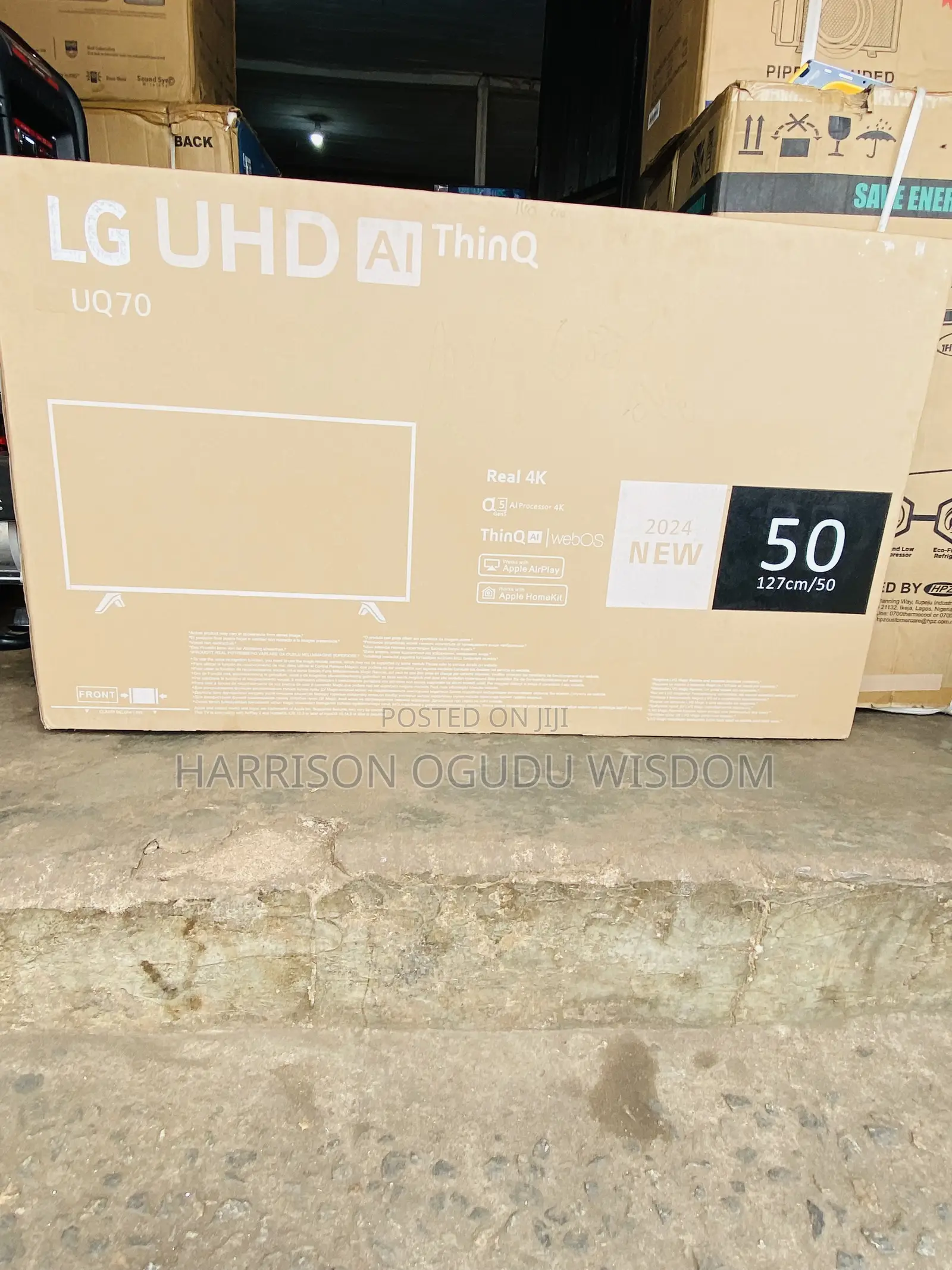 Lg 50” Smart Tv Available for Sale