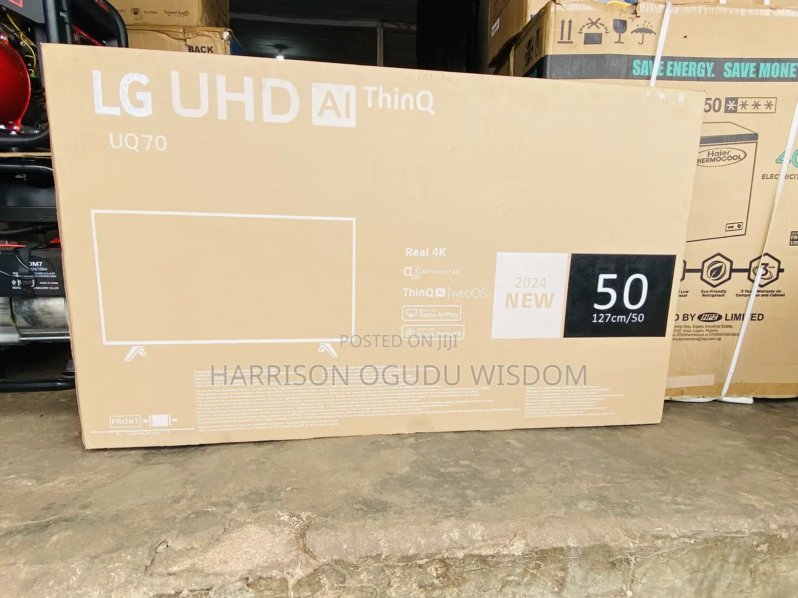 Lg 50” Smart Tv Available for Sale
