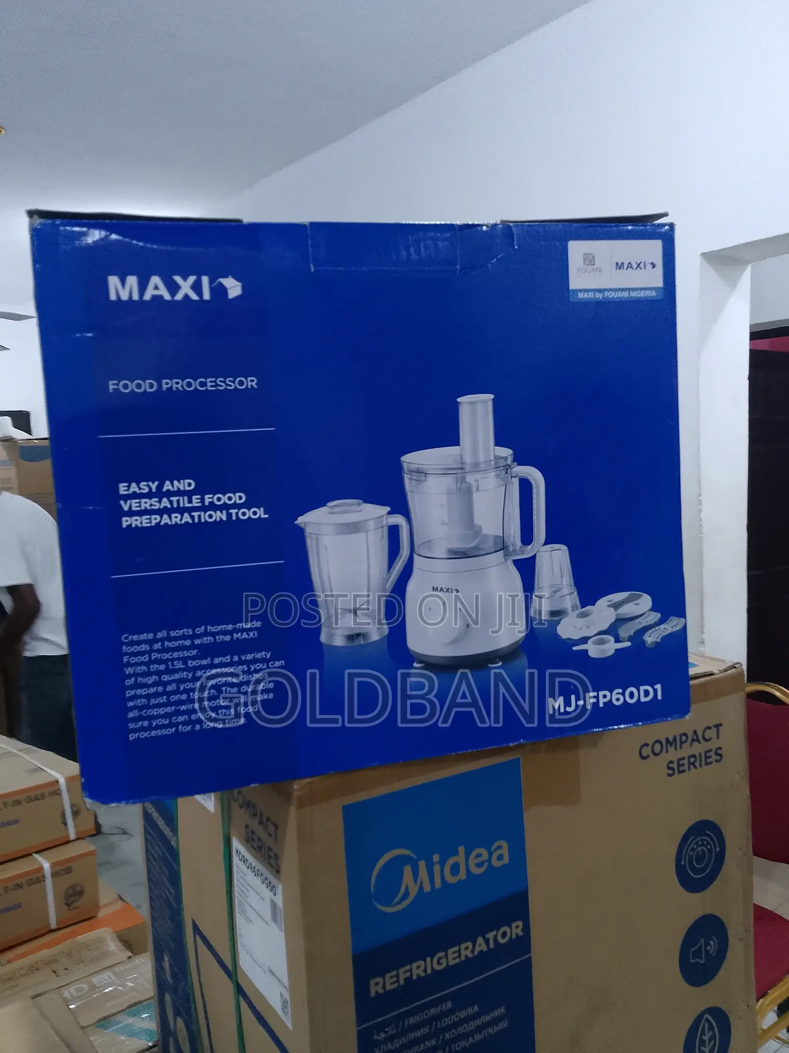 Maxi 1.5L 800W Durable Food Processor (Power Mix)