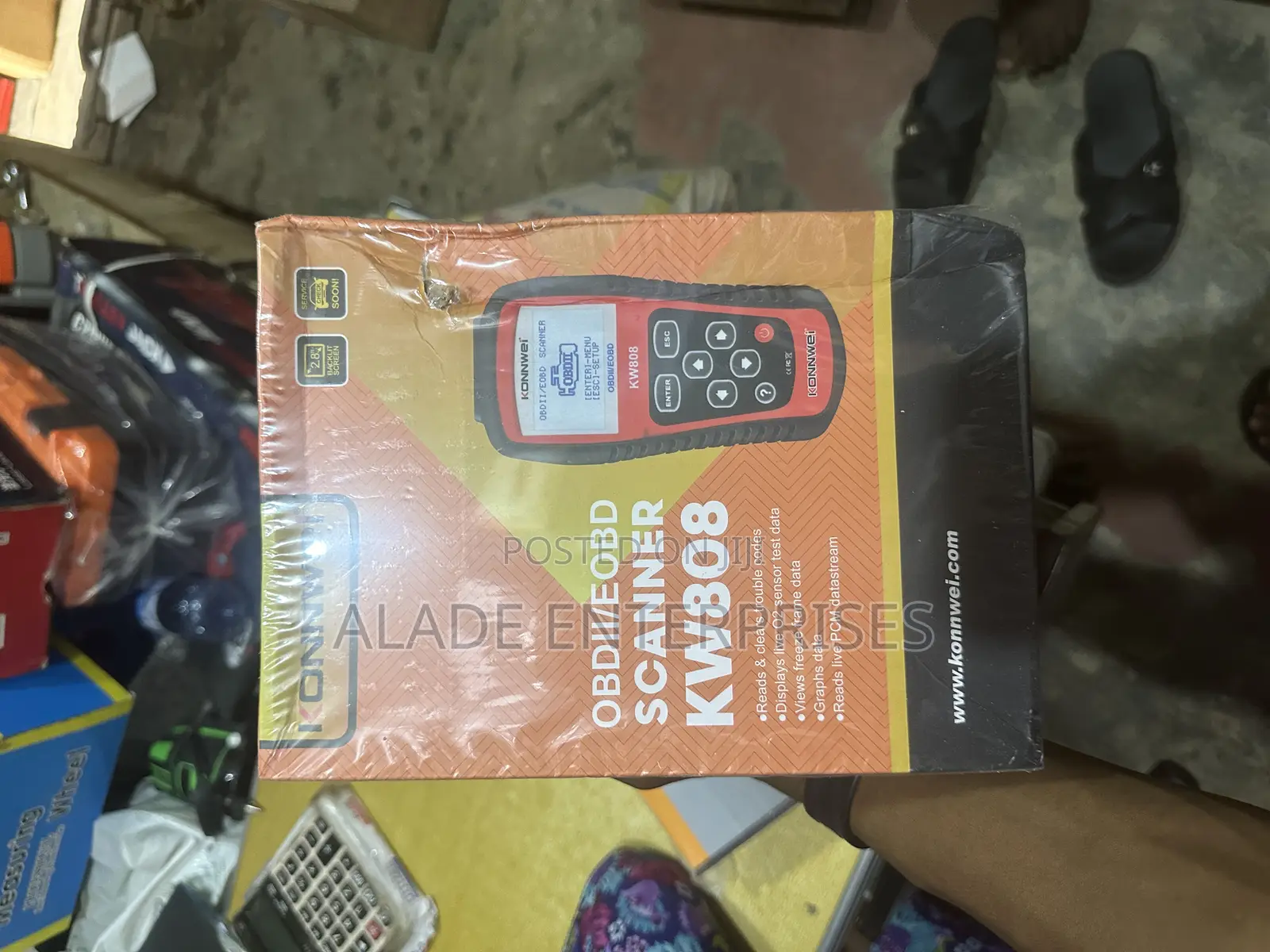 KONNWEI KW808 Auto OBDII Code Reader Large Screen