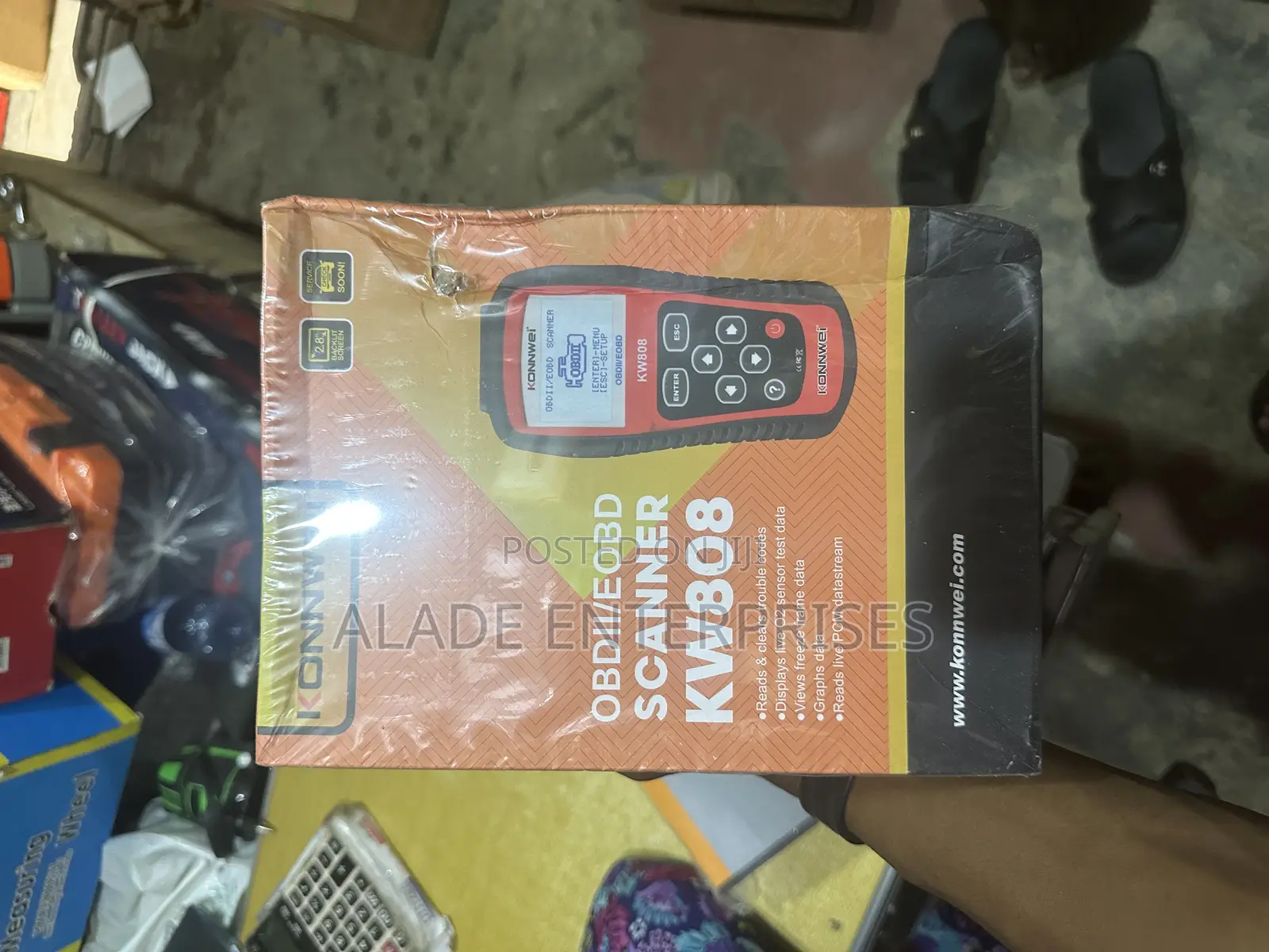 KONNWEI KW808 Auto OBDII Code Reader Large Screen