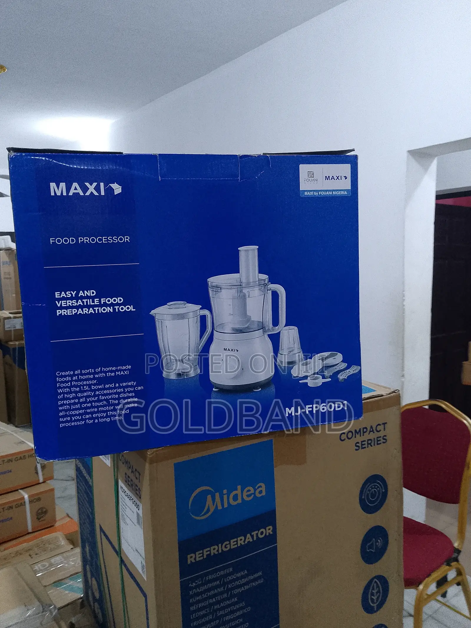 Maxi 1.5L 800W Durable Turbo Blend Food Processor (Mjfp60d1)