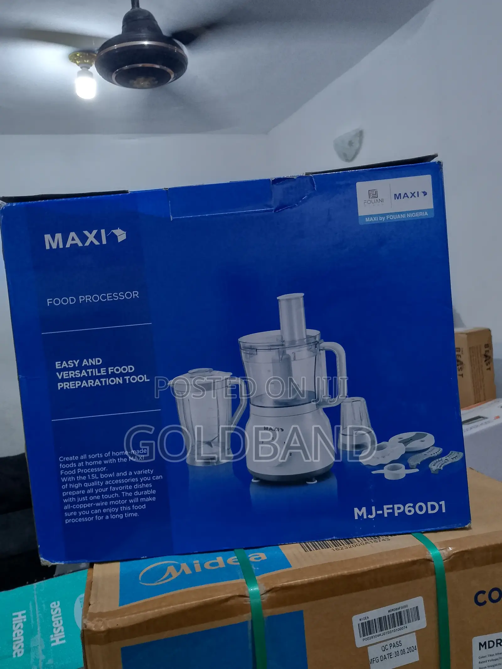Maxi 1.5L 800W Durable Fusion Force Food Processor Mj-Fp60d1