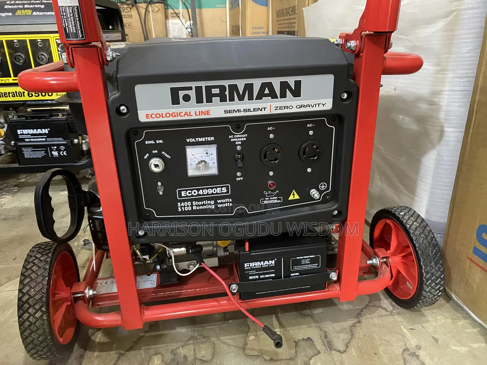 Original 2.9 Kva Firman Generator Available
