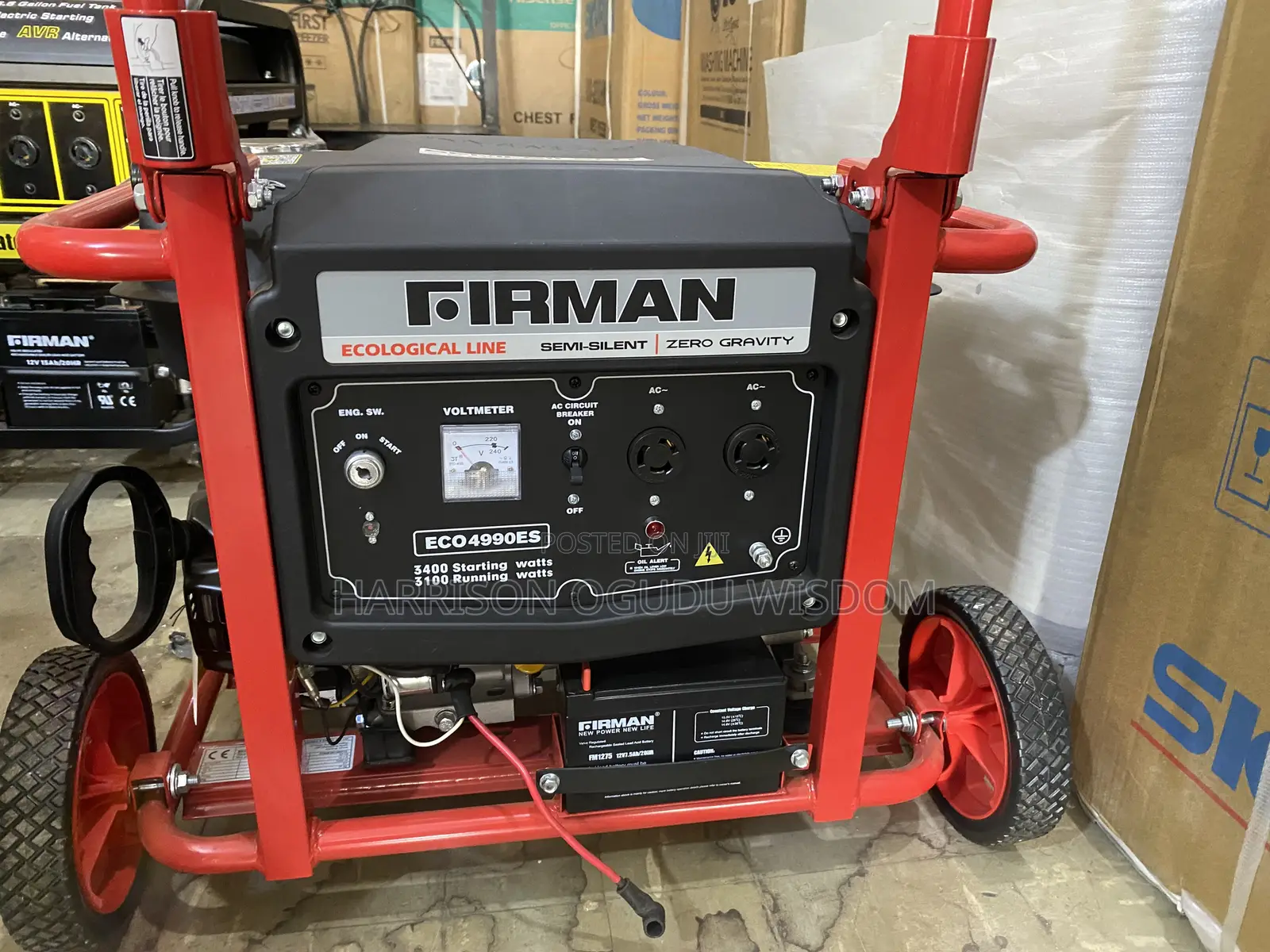 Original 2.9 Kva Firman Generator Available