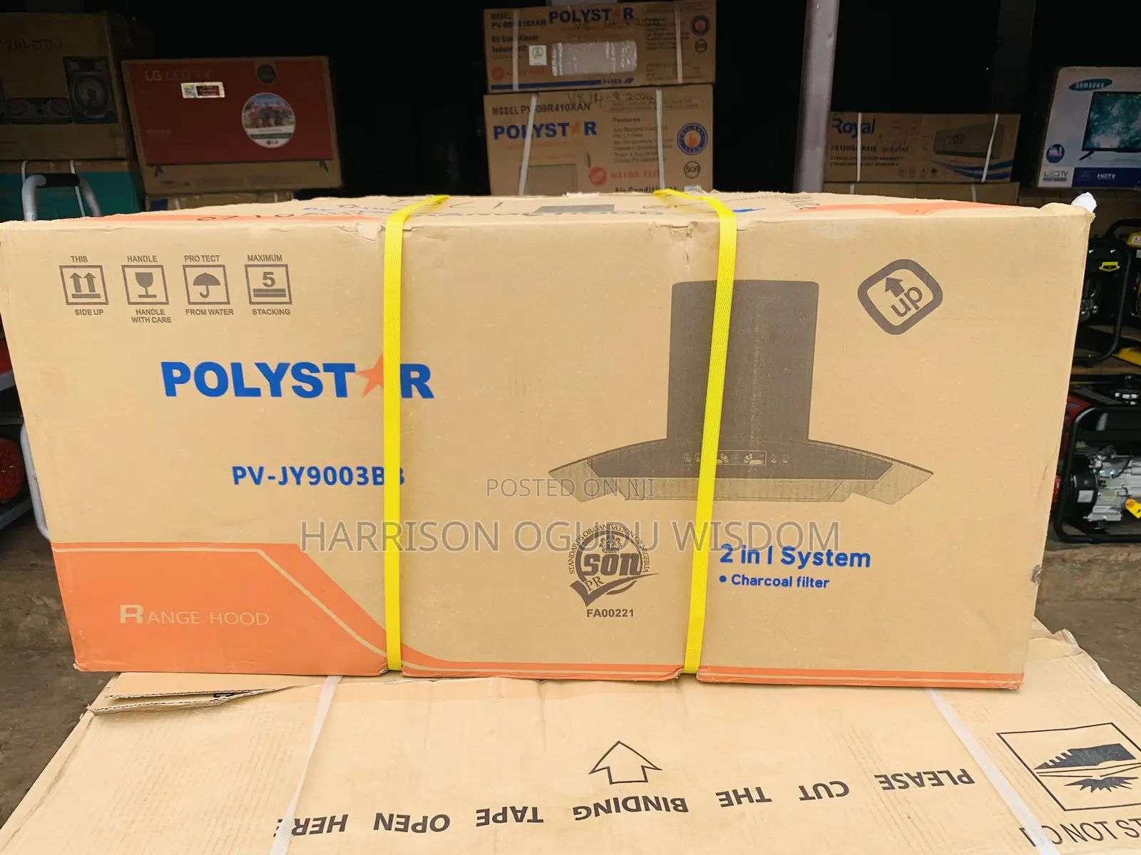 Original Polystar Range Hood 90*60 Available
