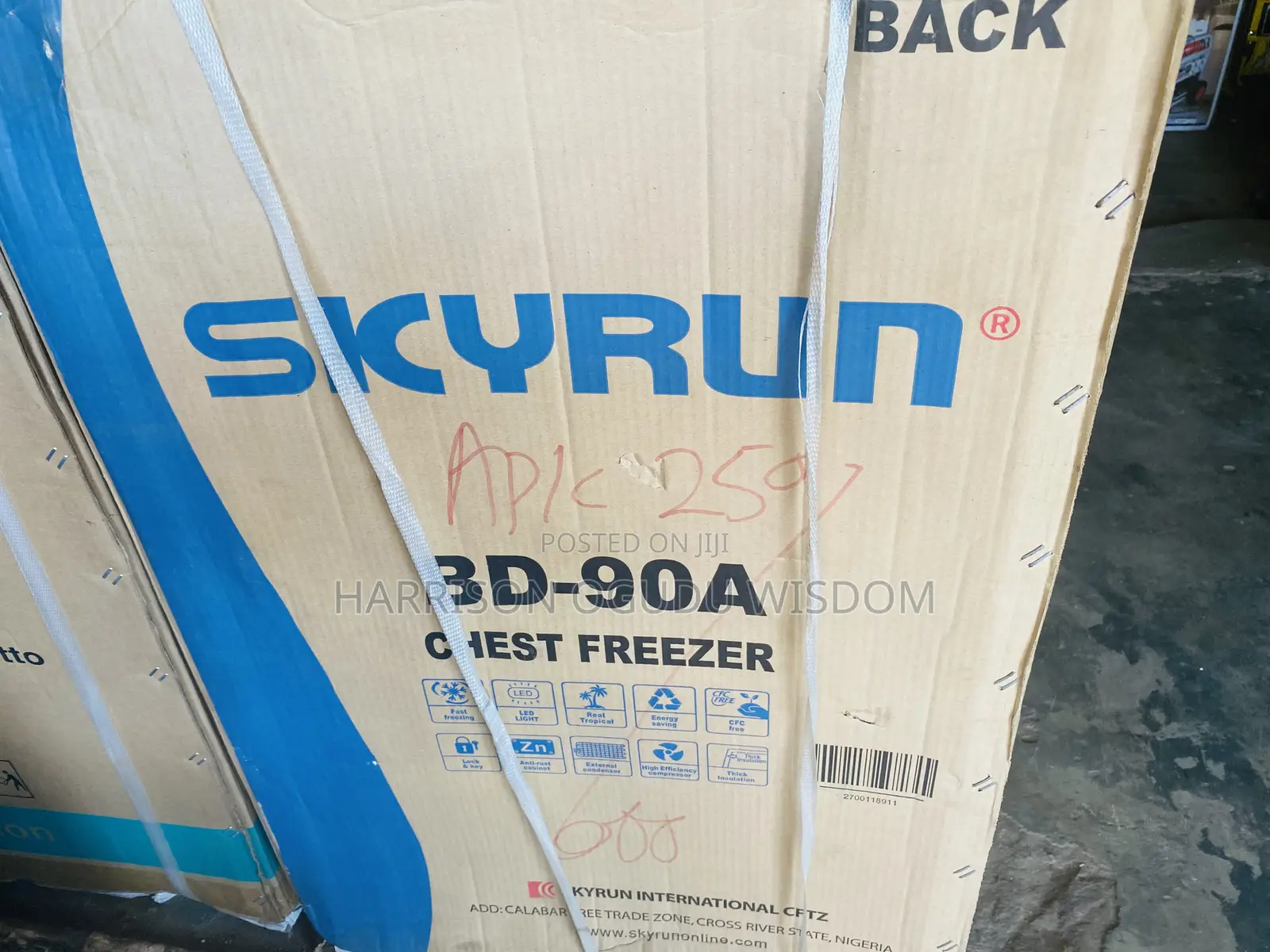 Skyrun Deep Freezer 90a Available