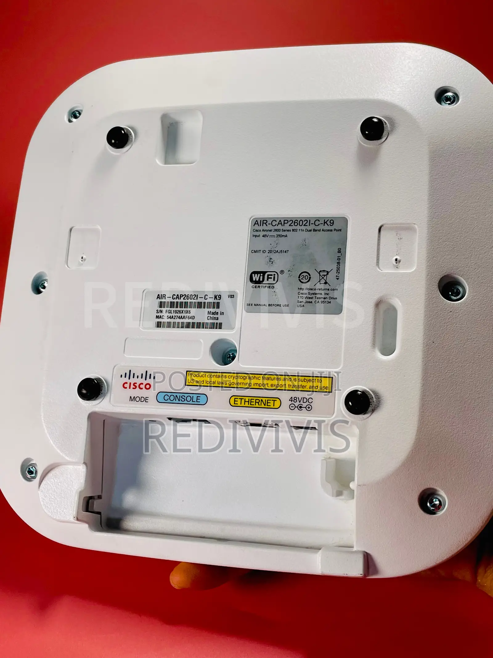 Cisco Airport Cap26021-C - 802,11n Dual Band Access Point + Wall Mount