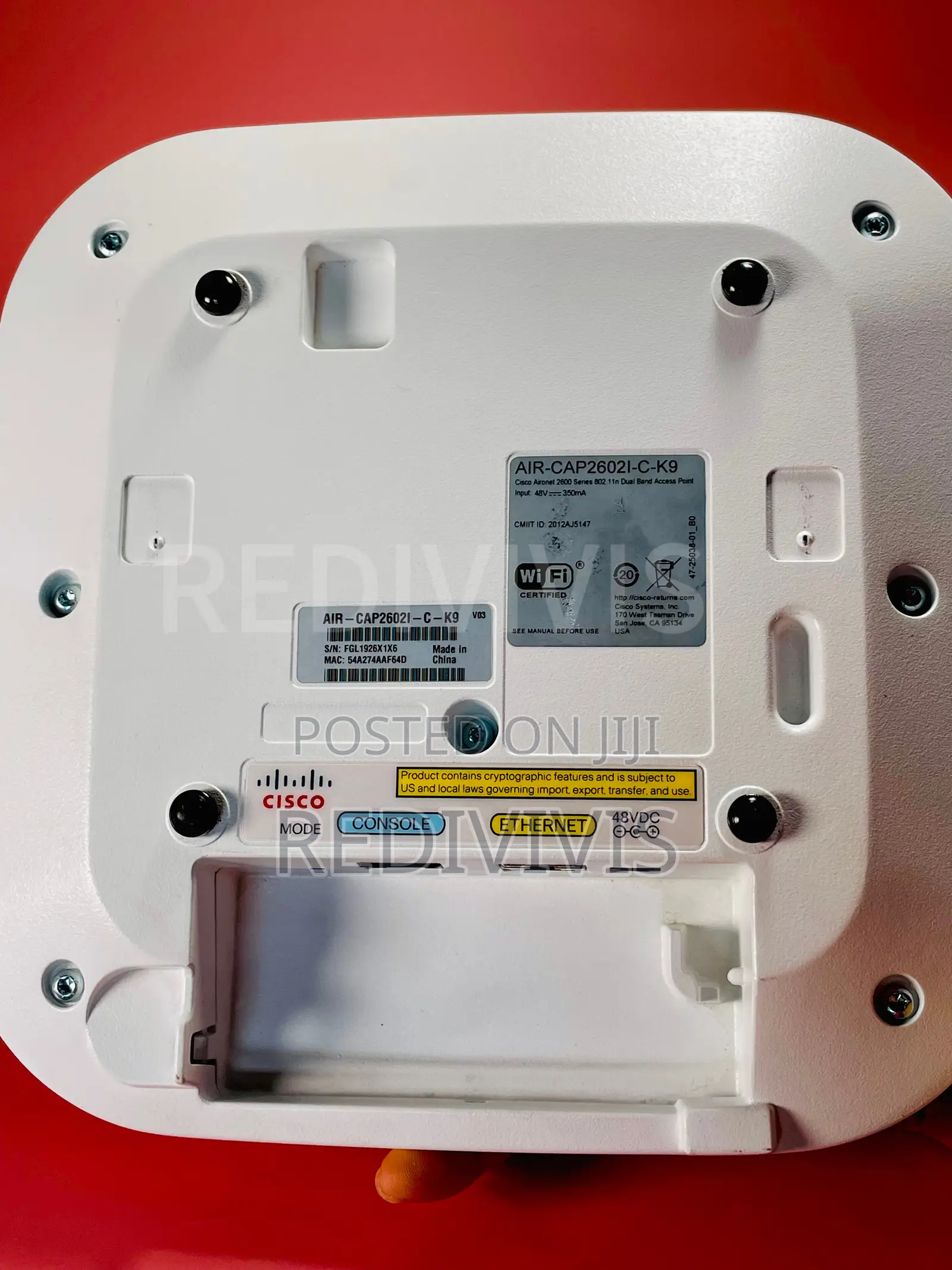Cisco Airport Cap26021-C - 802,11n Dual Band Access Point + Wall Mount