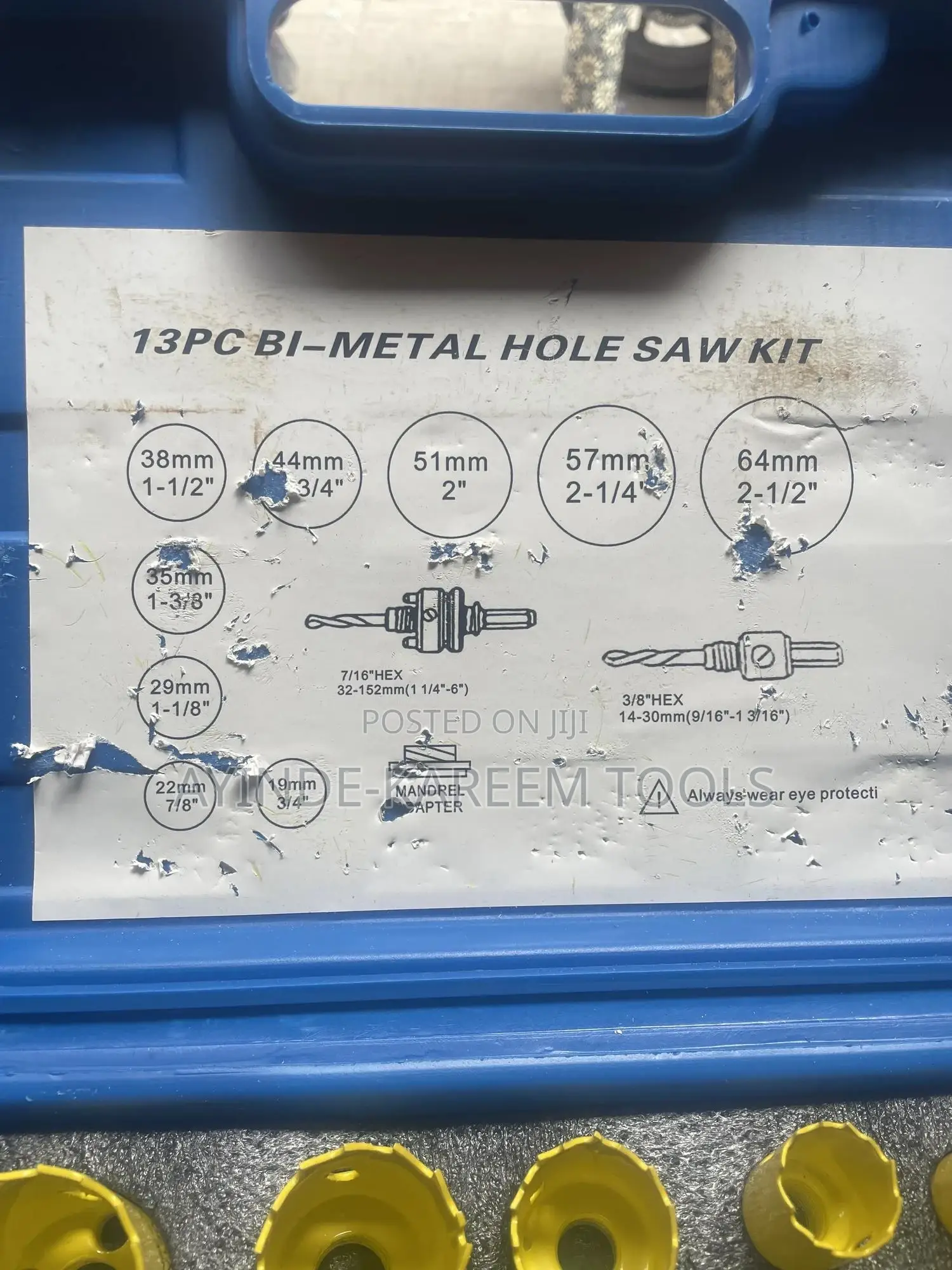 Bi-Metal Hole Saw Kit