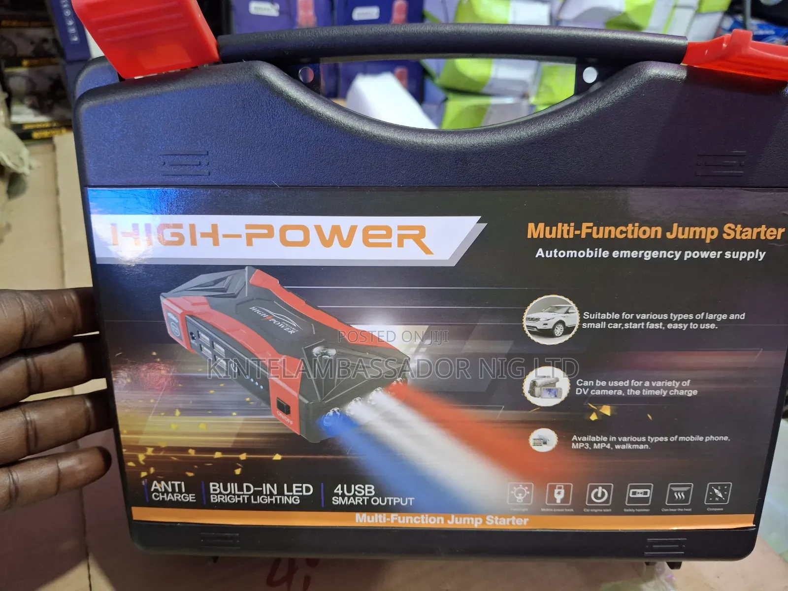 High Power Jump Starter Without Pump