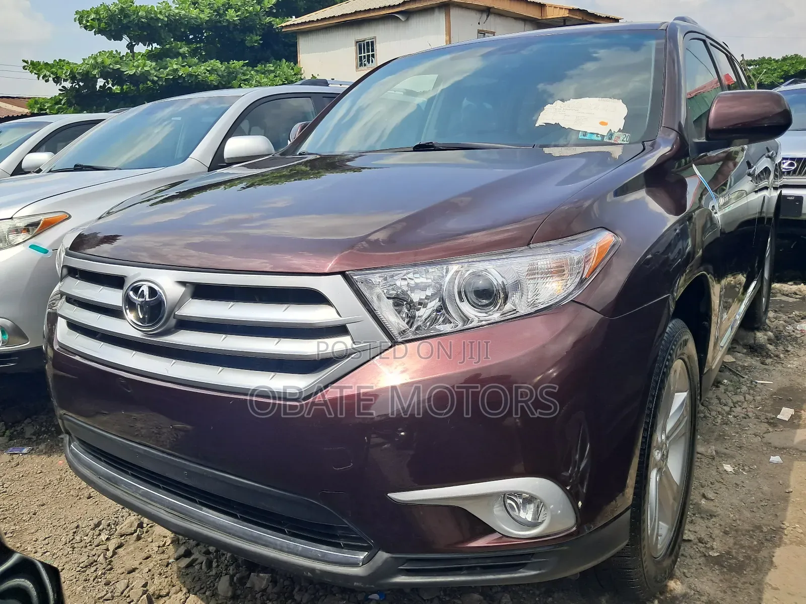 Toyota Highlander Limited 3.5l 4WD 2013 Red