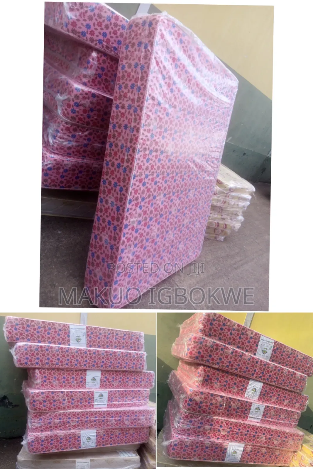[En] Mouka Koko 4.5ft by 6ft by 9inches [Family Size] Mattress