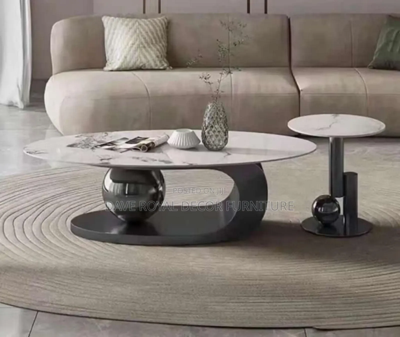 Quality Marble Top Center Table.