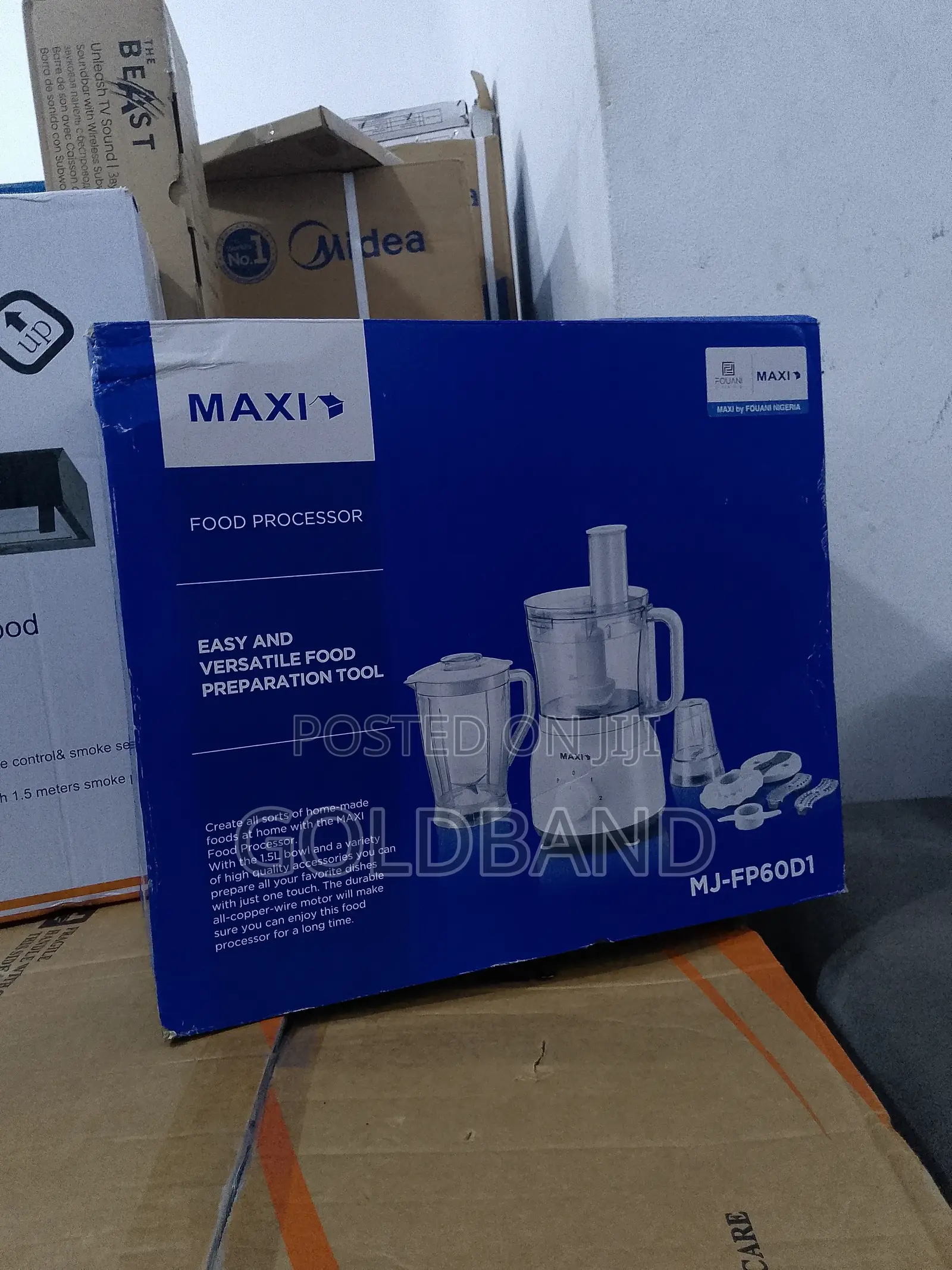 Maxi 1.5L 800W Intelli-Mix Food Processor (Mj-Fp60d1)