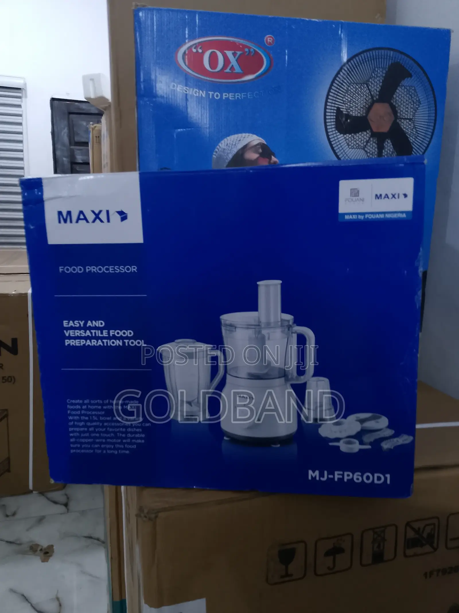 Maxi 1.5L 800W Hassle Free Food Processor (Mj-Fp60d1)
