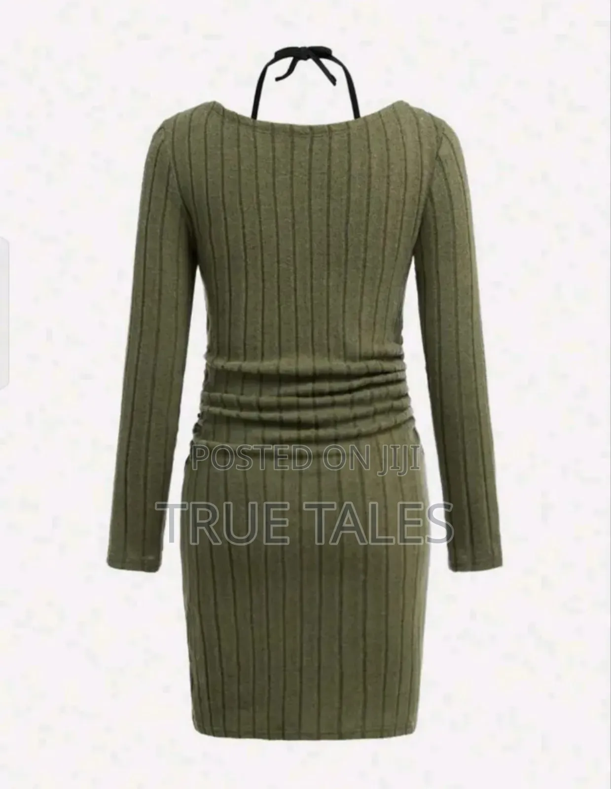 Green Snug Dress for Girls Ages 7 to 12 Years