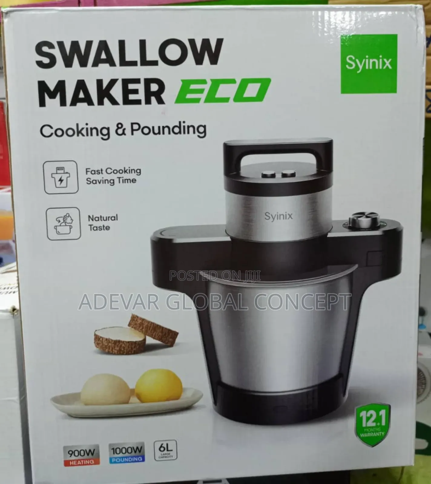 Syinix Swallow Maker Eco Cook Pound Yam/Fufu Multi Function